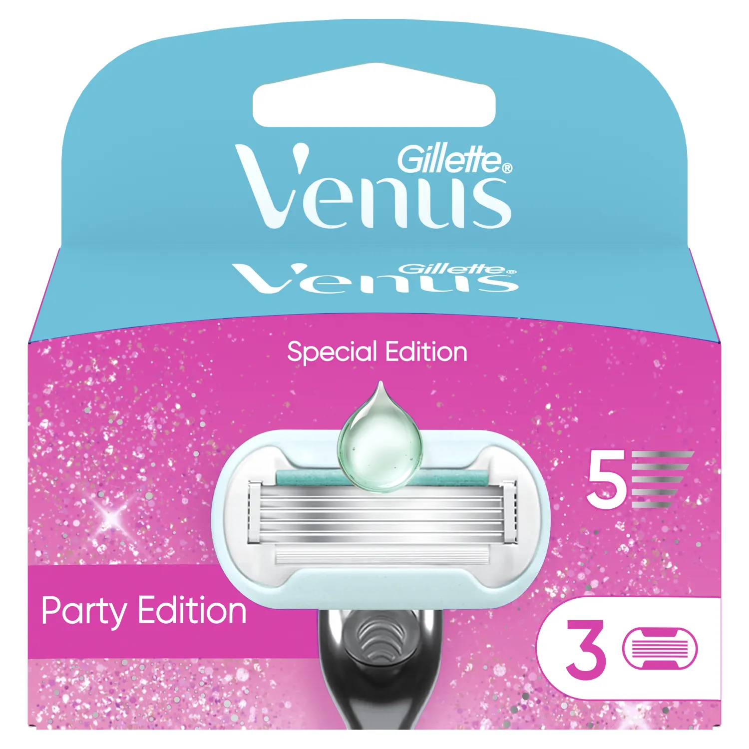 Skuv. galv. Gillette Venus Party Ed. 3 gab.
