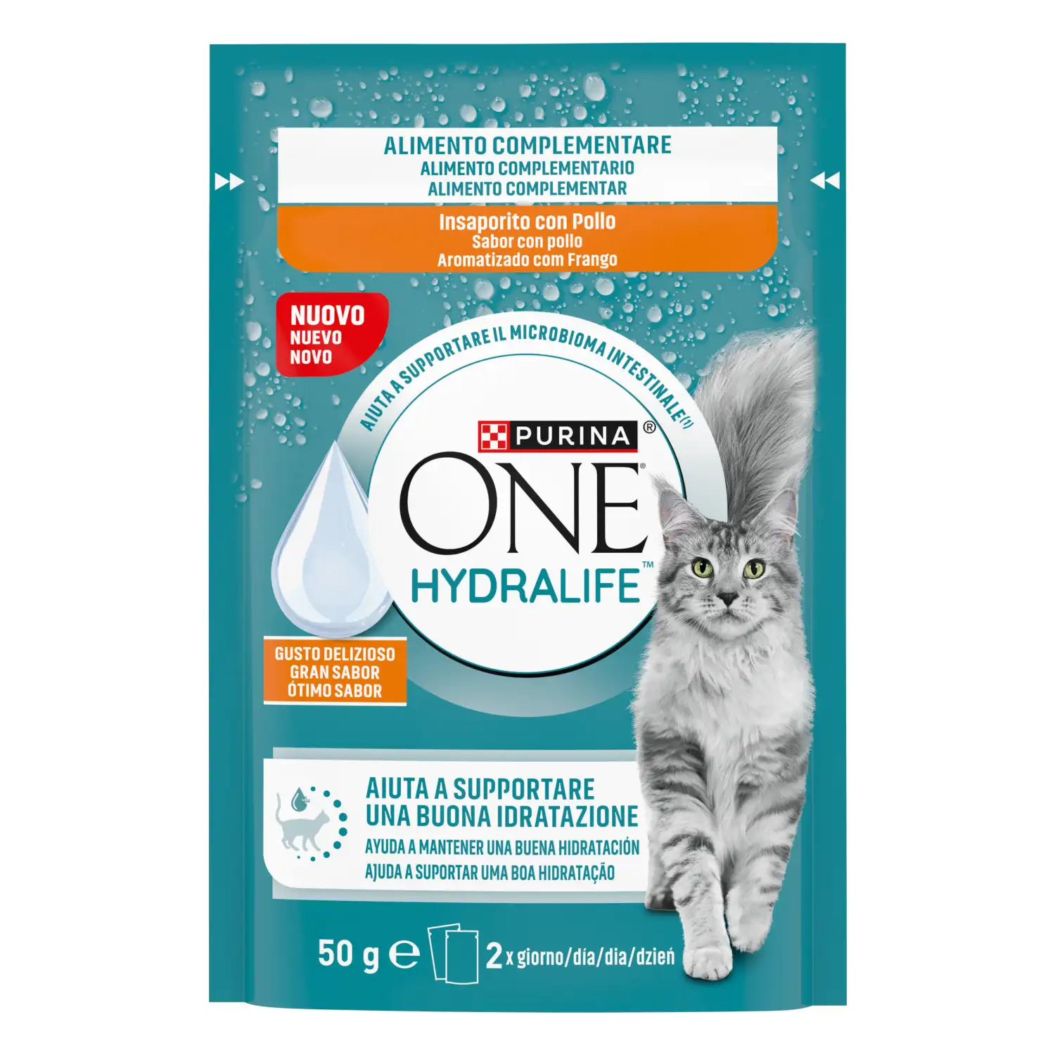 Kassi täiends. Purina One Hydralife kana 50g