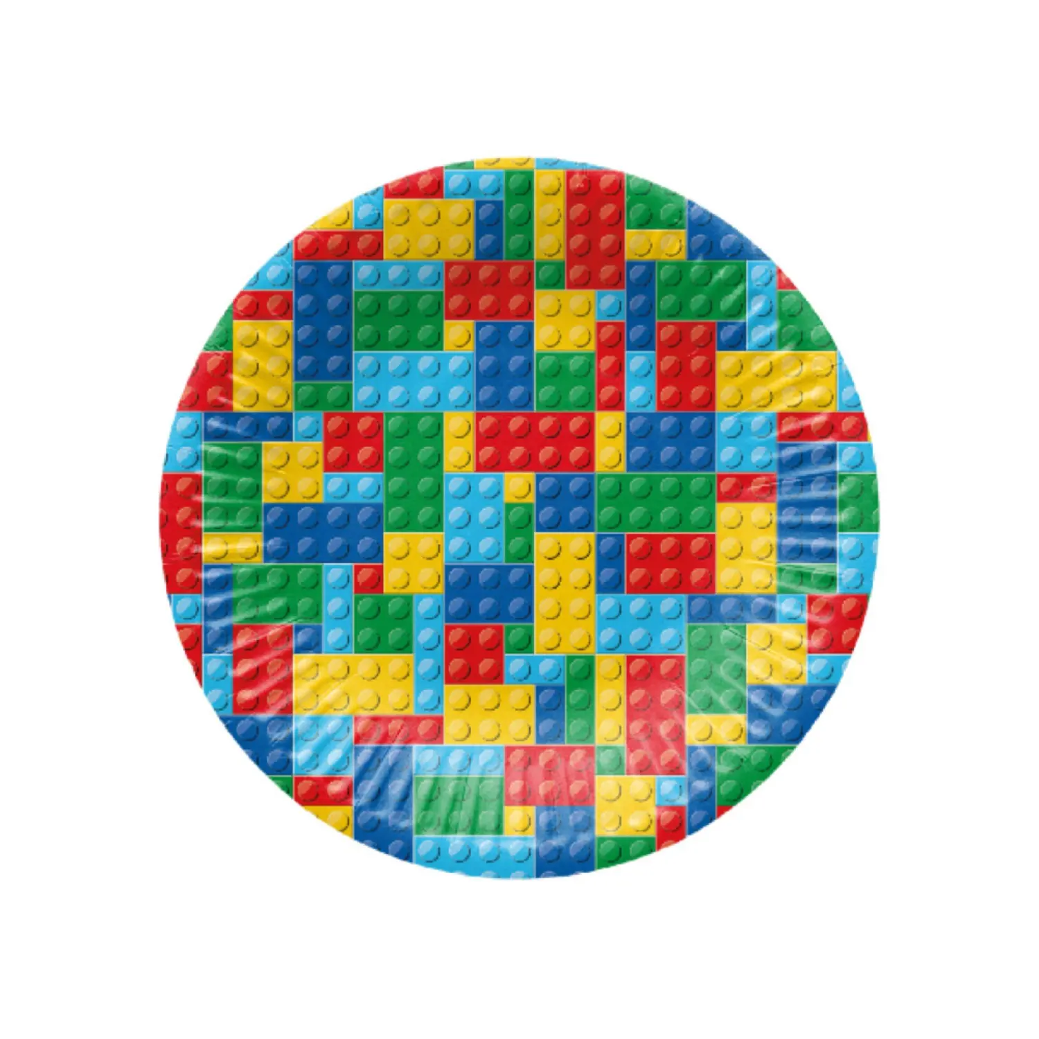 Pop. lėkštės PAW su plyt., 8 vnt, 18 cm, SS26