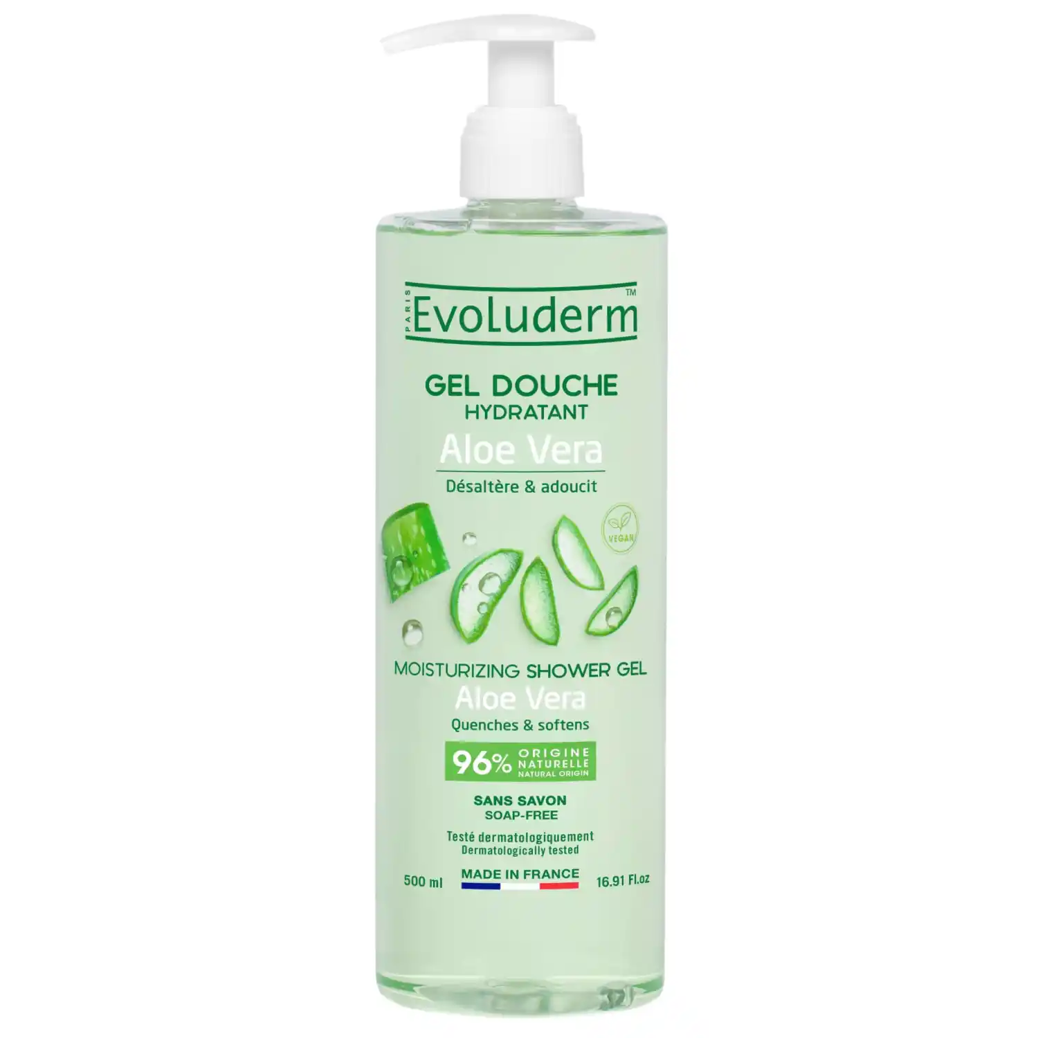 Dušas želeja Evoluderm Aloe Vera 500ml
