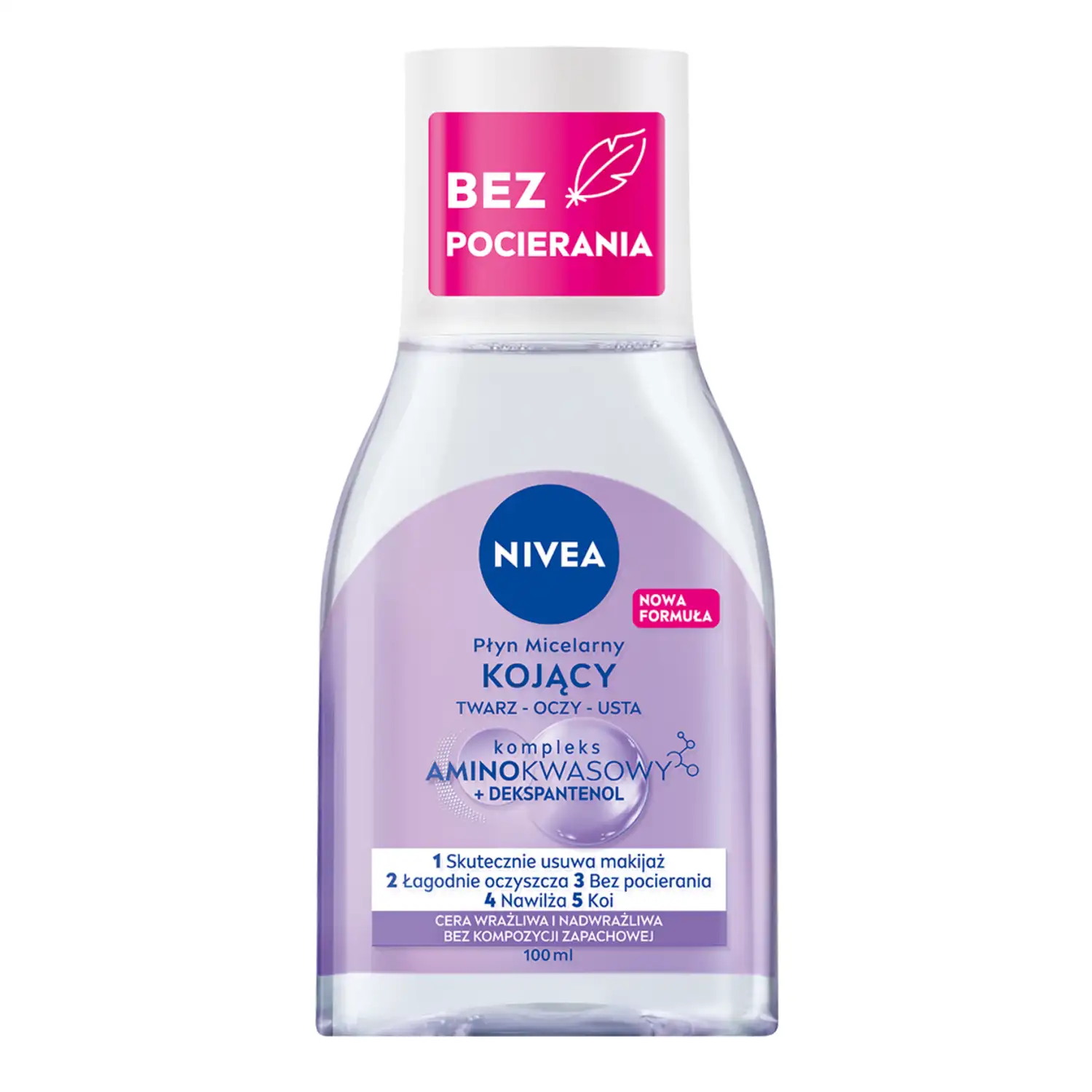 Micelinis vanduo NIVEA SENSITIVE, 100 ml