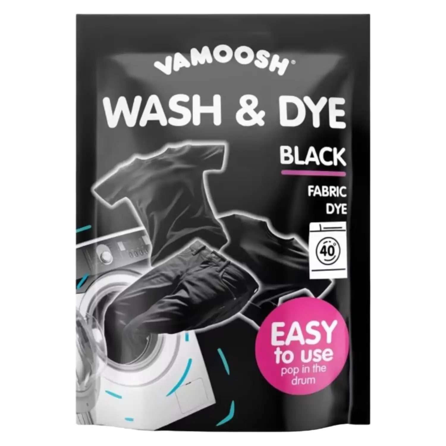 Pesupulber mustale pesule Vamoosh 350g