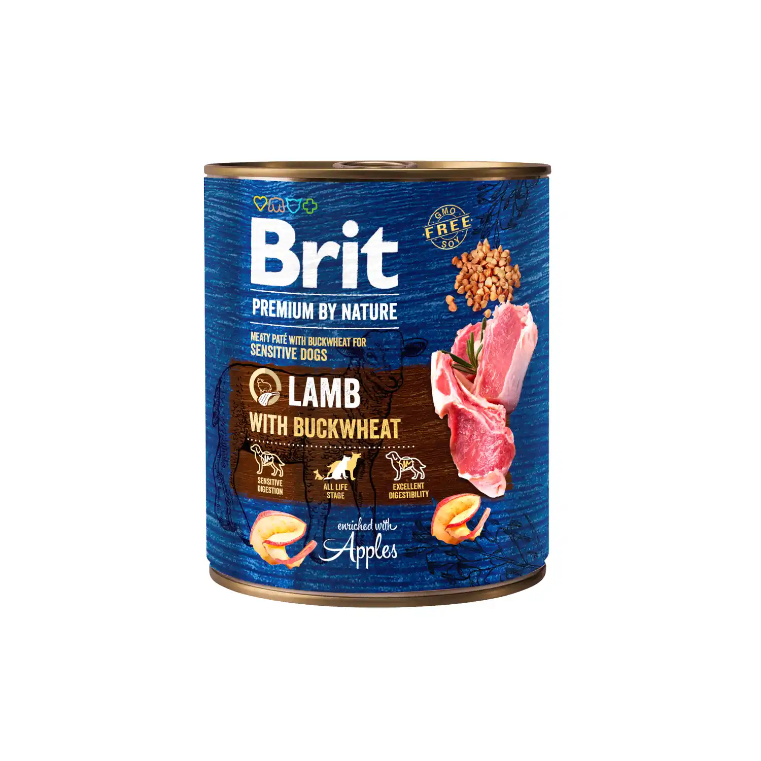 Šunų ėd. BRIT PREM. BY NAT. LAMB, 800 g