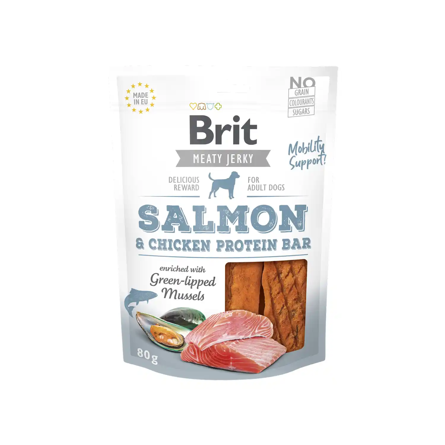 Koeramaius Brit Jerky Salmon Protein Bar 80g