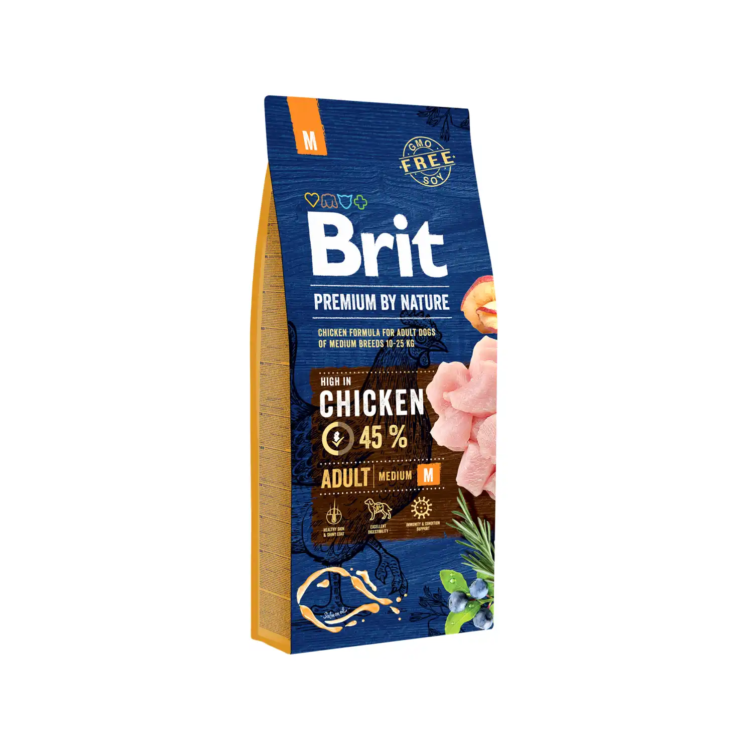 Kuivtoit koertele Brit Premium Adult M 15kg