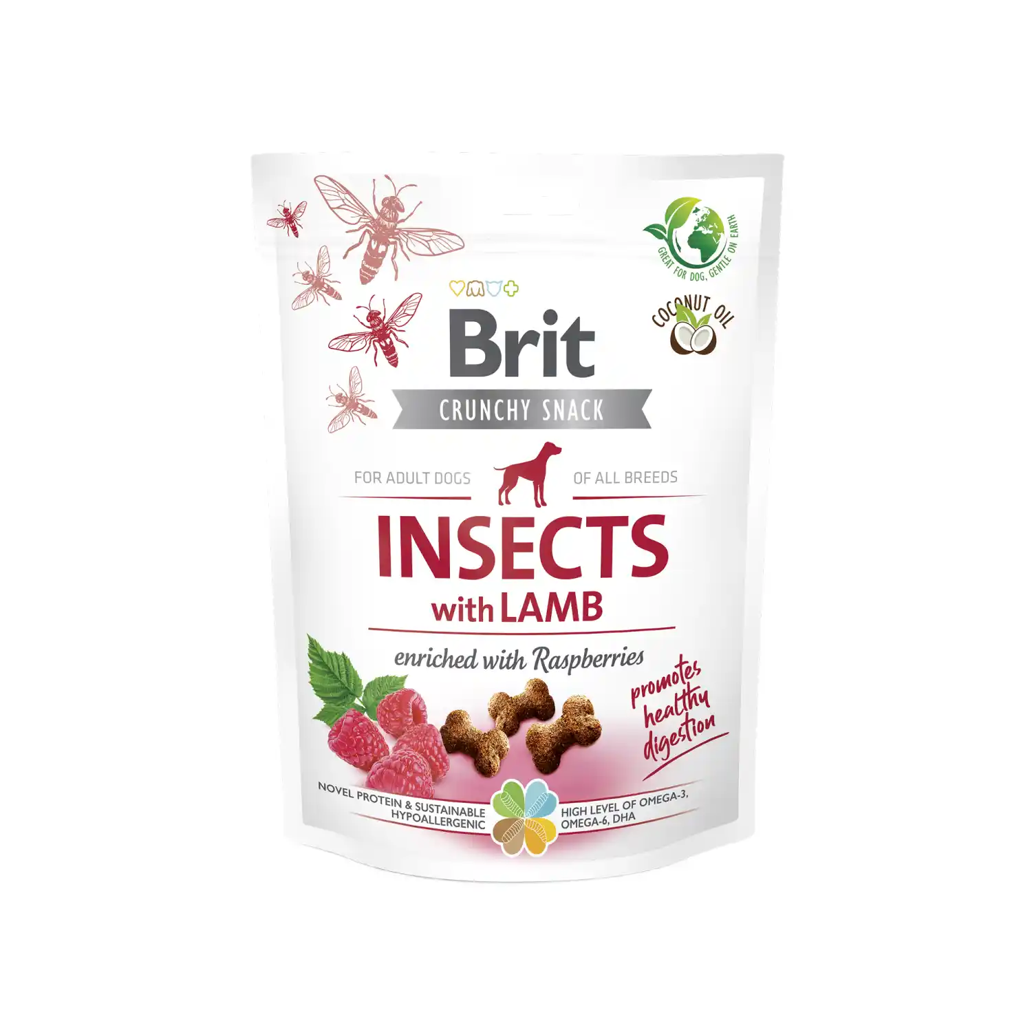 Skan. šunims BRIT CARE CRACKER, ėriena, 200 g