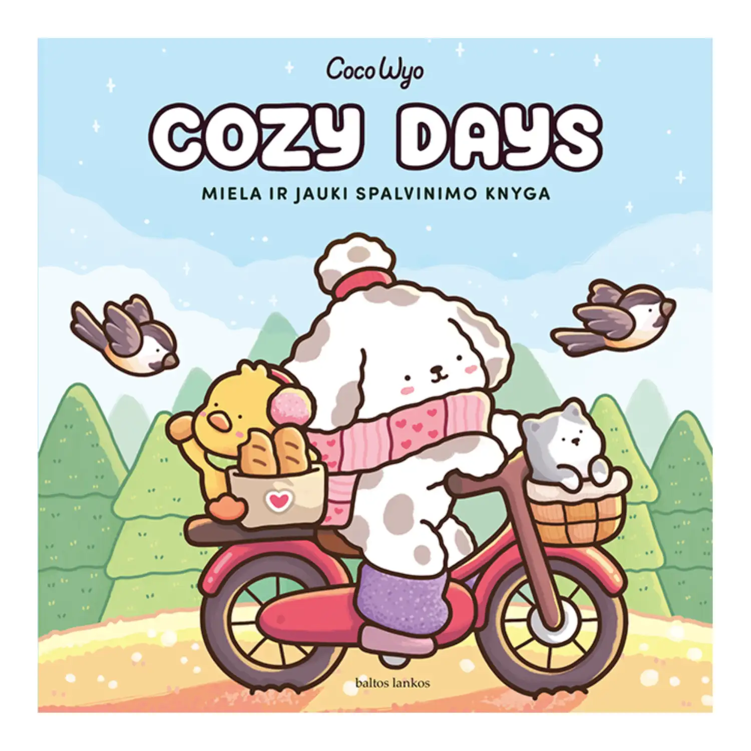 Knyga COZY DAYS. MIELA IR JAUKI SPALV. KNYGA