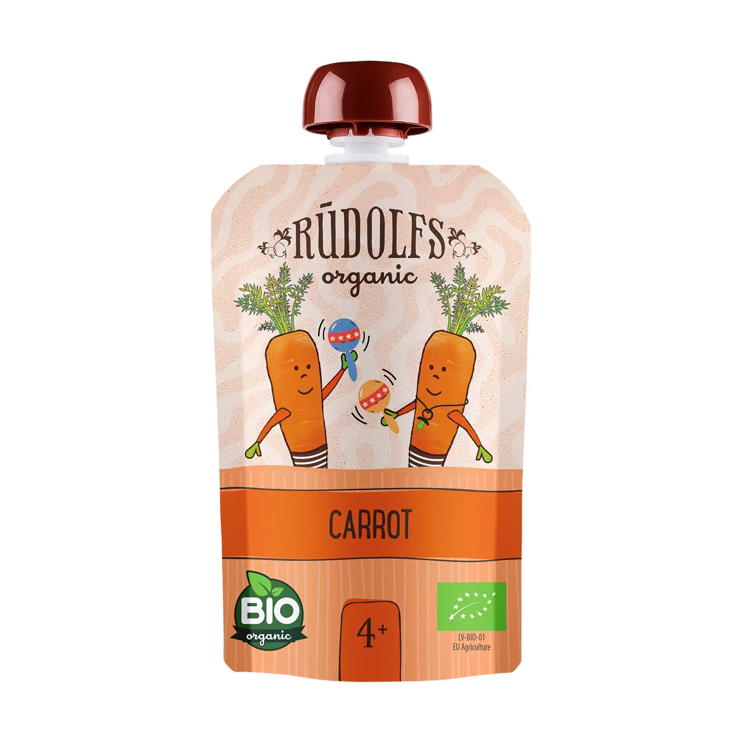 Ekol. morkų tyrelė RŪDOLFS, nuo 4 mėn., 90 g