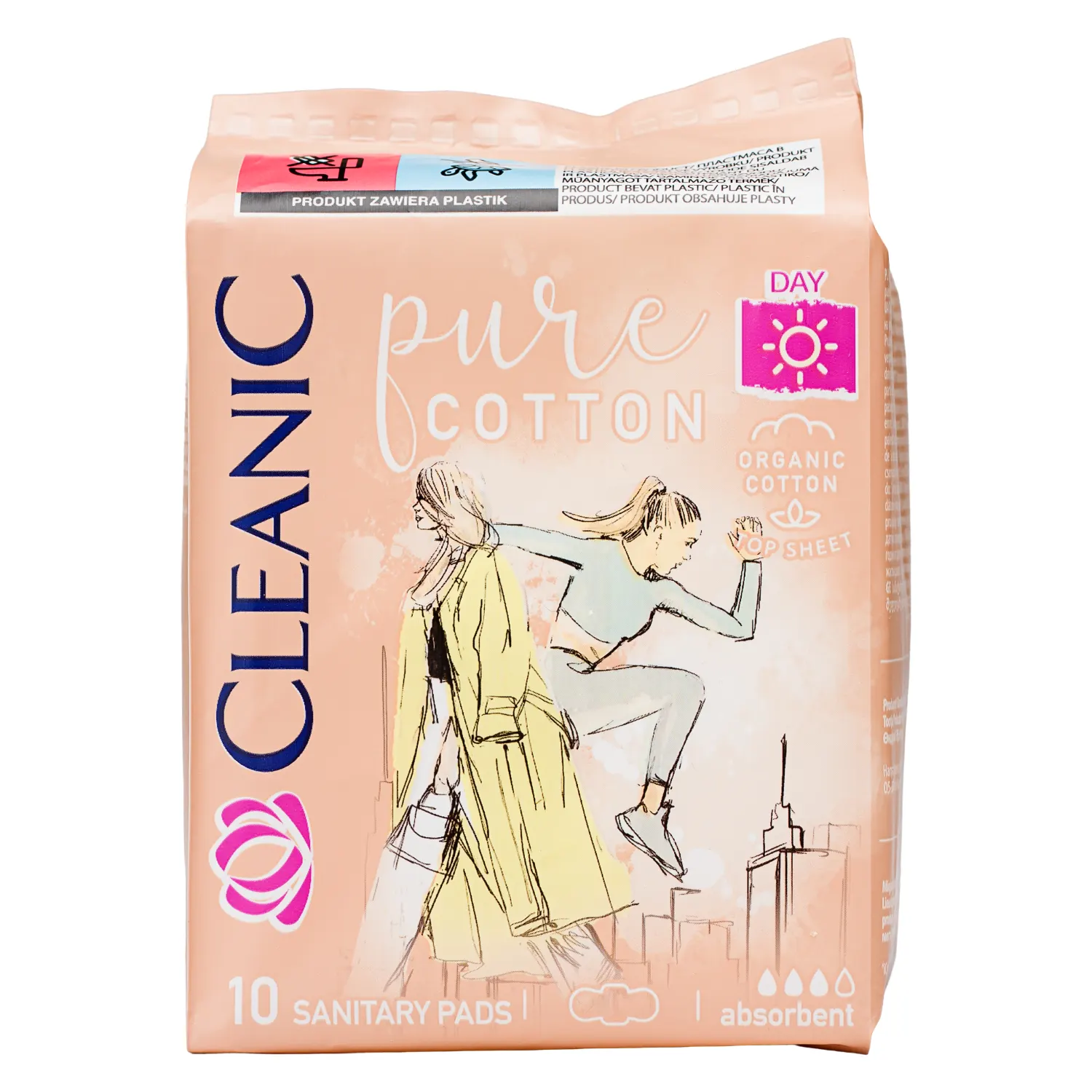 Dienas higiēniskās paketes Cleanic 10gab.