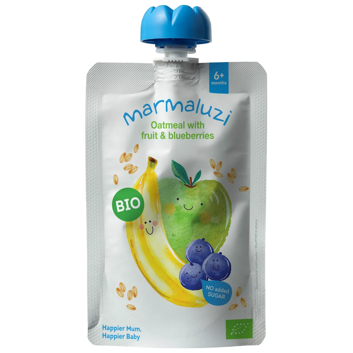 Ekol. ob., avižų košė MARMALUZI, 6 mėn., 90 g