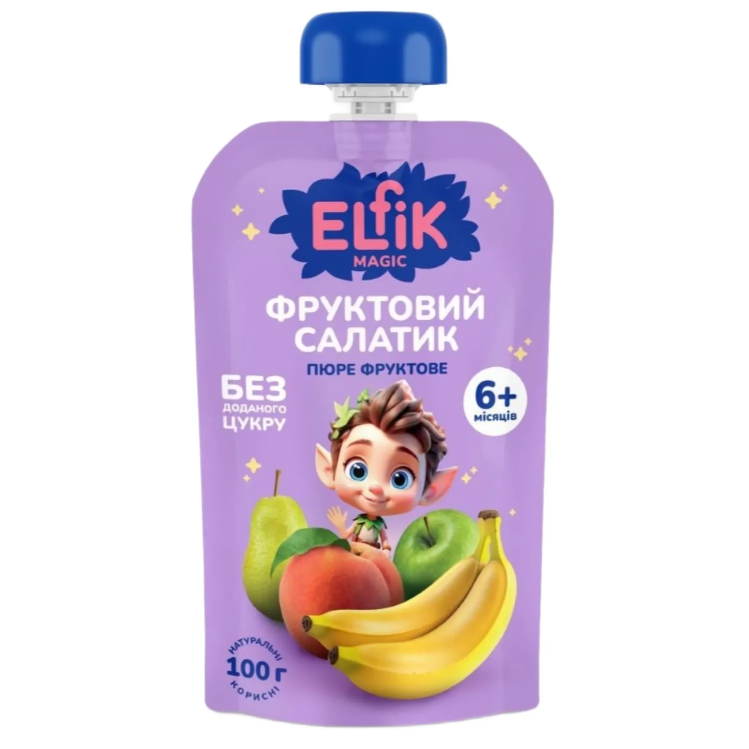 Biezenis Elfik Augļu Salāti 6mēn. 100g