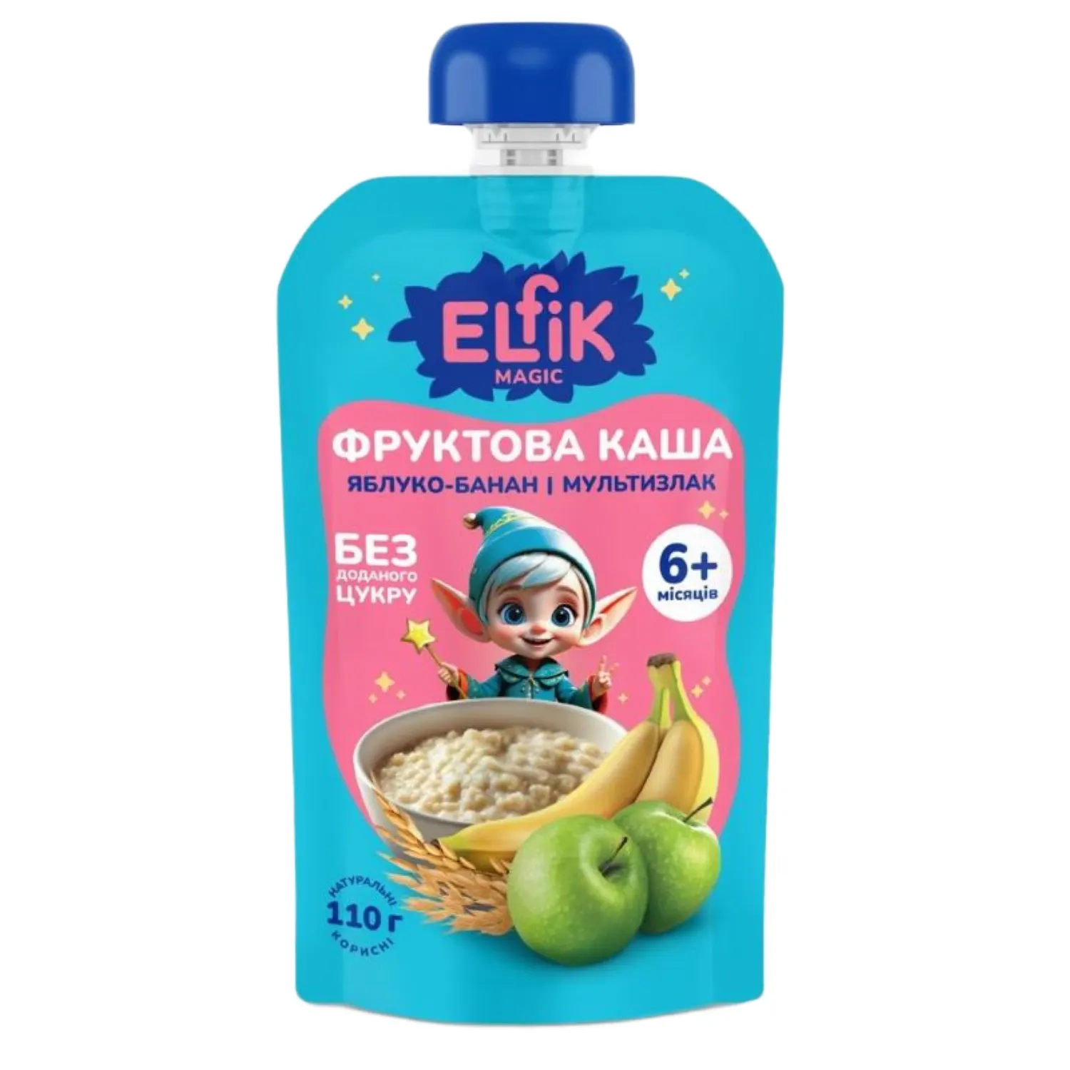 Daugiagrūd. košė banan. ELFIK, 6 mėn., 110 g
