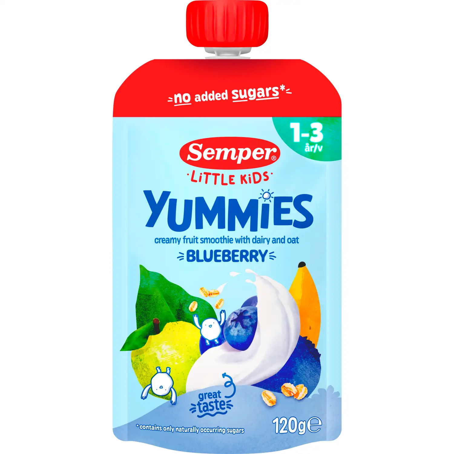 Smūtijs Semper Yummies ar mellen. 12m. 120g