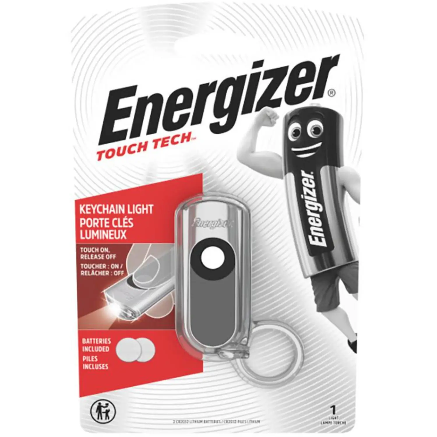 Žibintuvėlis-raktų pak. ENERGIZER TKC2C