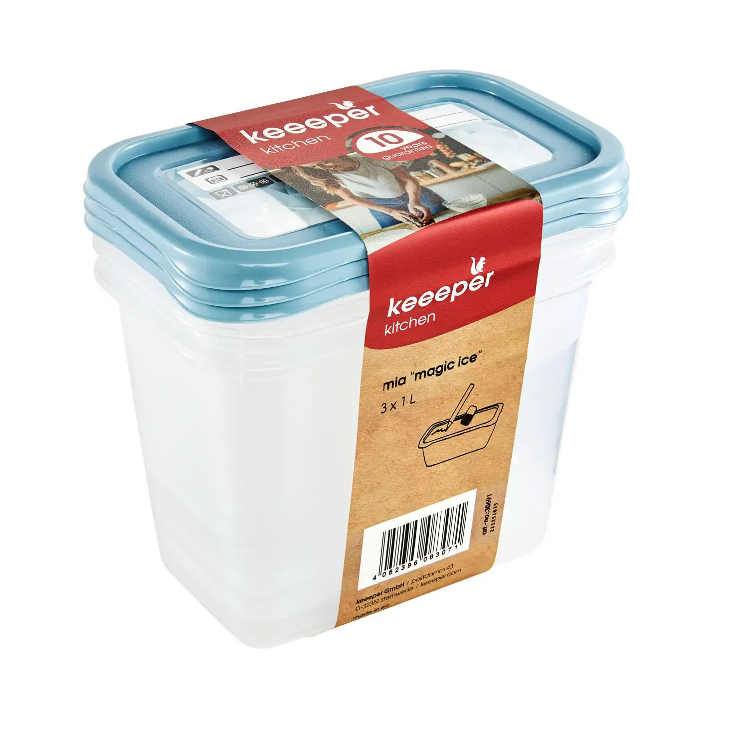Toidukarbid Keeeper 1l 3tk AW26