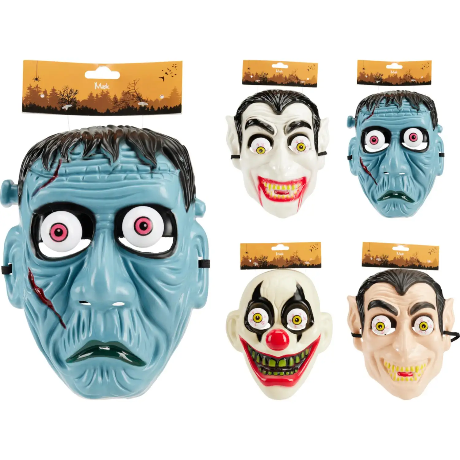 Mask Halloween 25,5cm HW26
