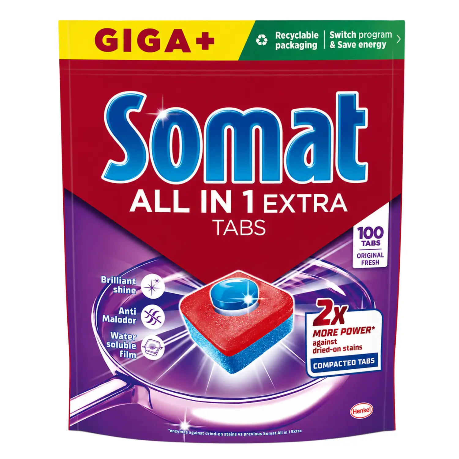 Trauku mazg. tabl. SOMAT All in 1 Ex. 100gab.