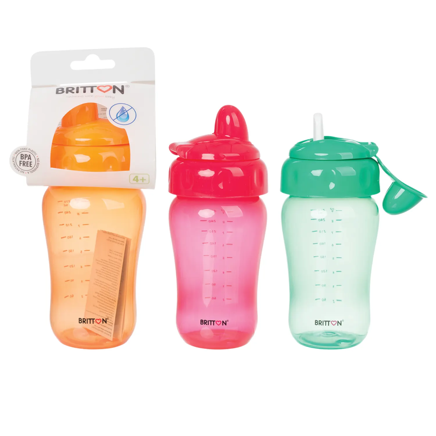 Pudele Britton ar mīkstu snīpīti 270ml