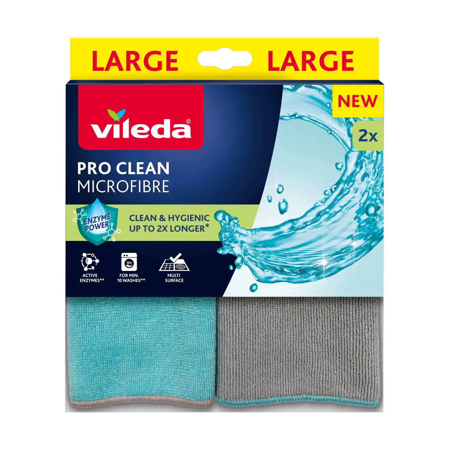 Mik. šluostės VILEDA PRO CLEAN, 2 vnt., AW26