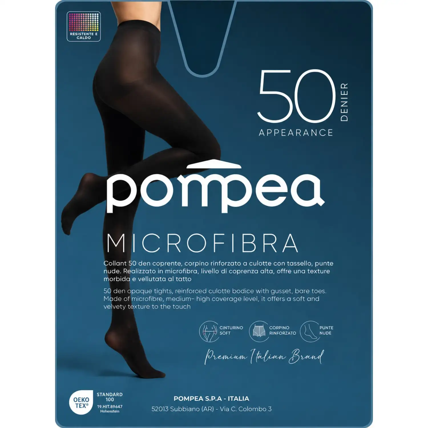 N. sukkpüksid Pompea Microfibra 50 blu 4