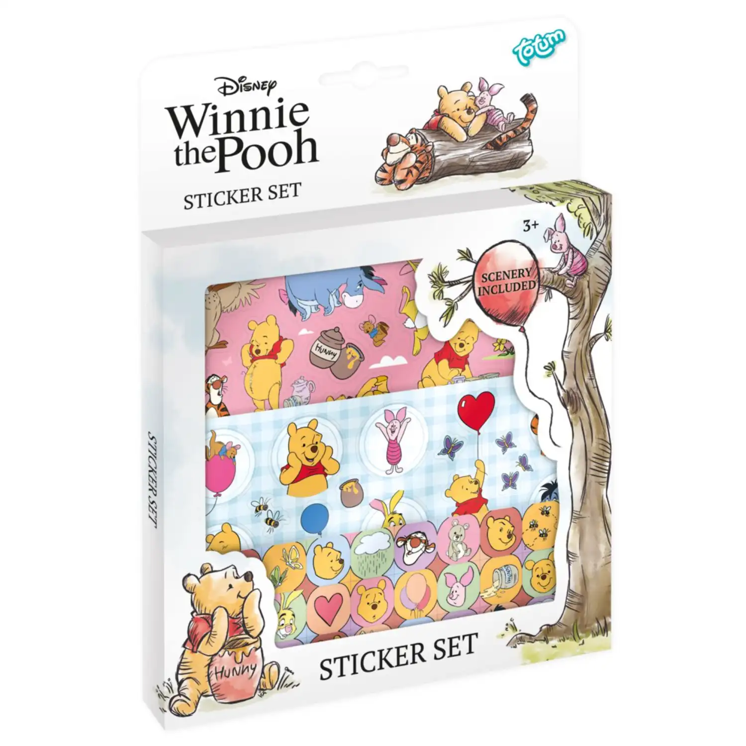 Lipdukų rinkinys TOTUM WINNIE THE POOH