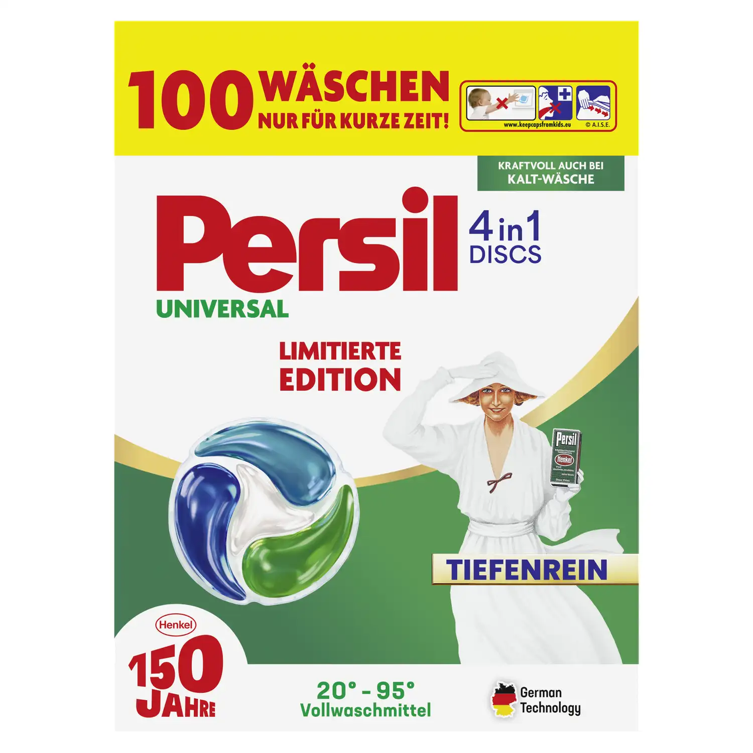 Sk. kapsulės PERSIL UNIVERSAL DISCS, 100 sk.