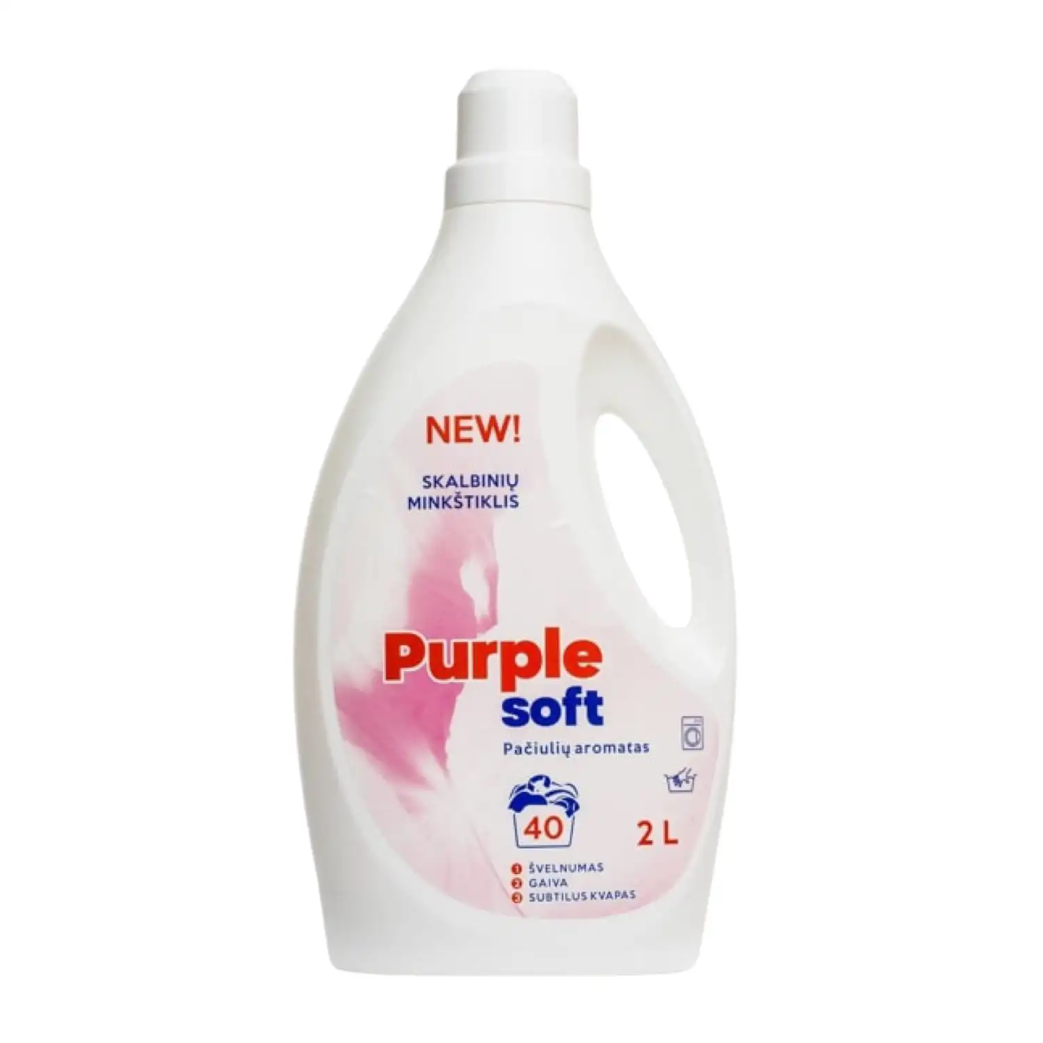 Audinių minkštiklis PURPLE SOFT, 2 l