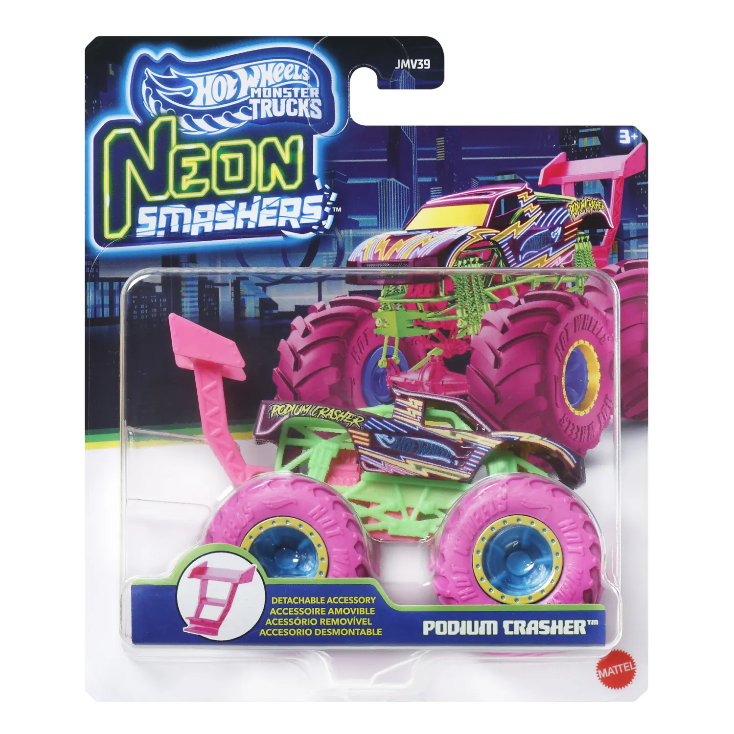 Aut. HOT WHEELS MT NEON SMASHERS