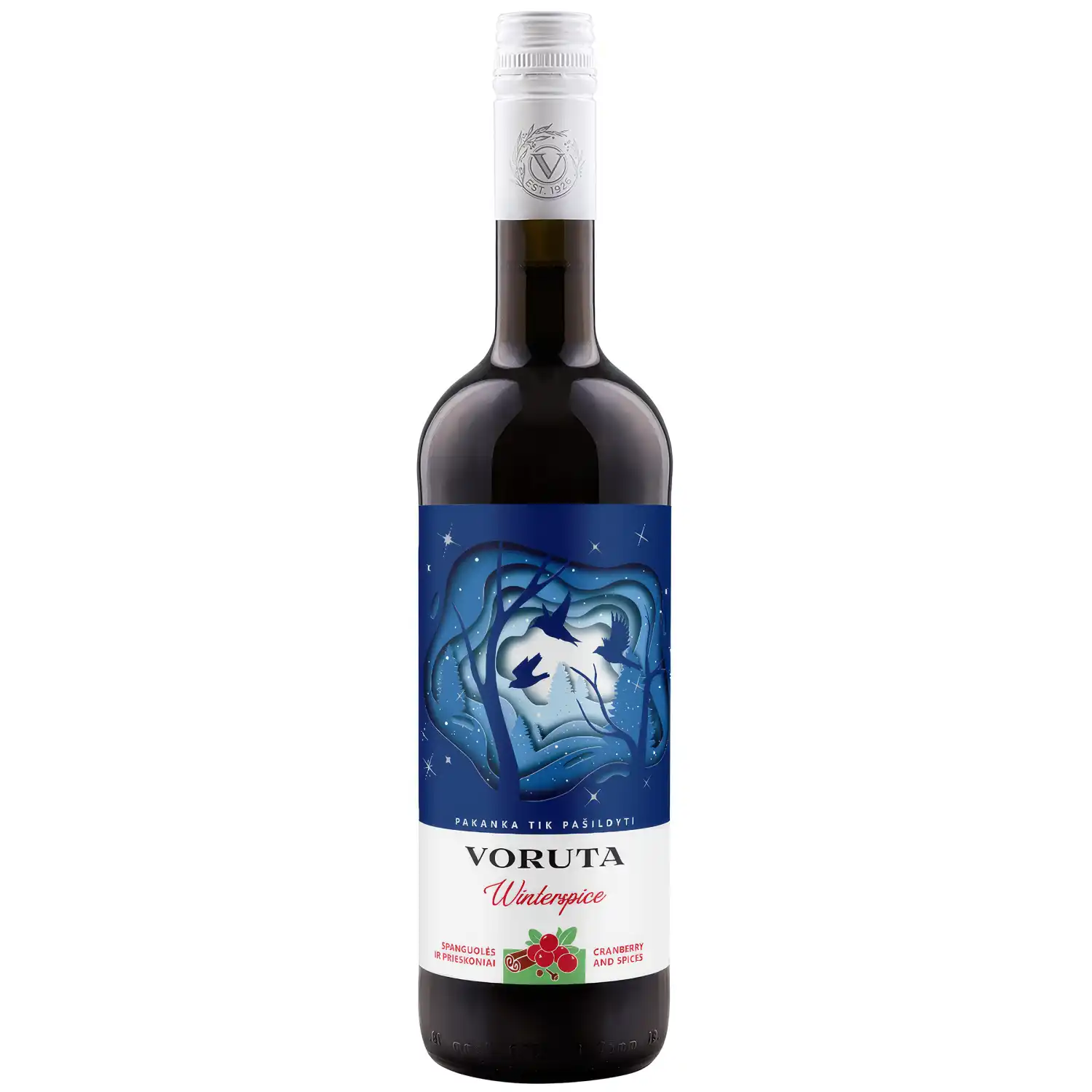Vyno gėrimas VORUTA WINTERSPICE, 8,5 %, 0,75l