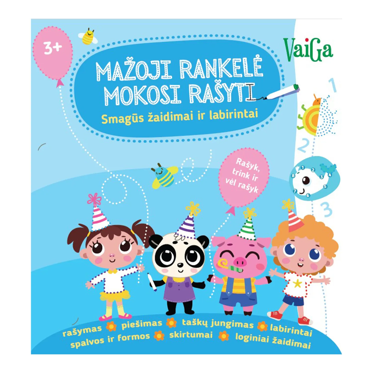 Knyga MAŽOJI RANKELĖ MOKOSI RAŠYTI