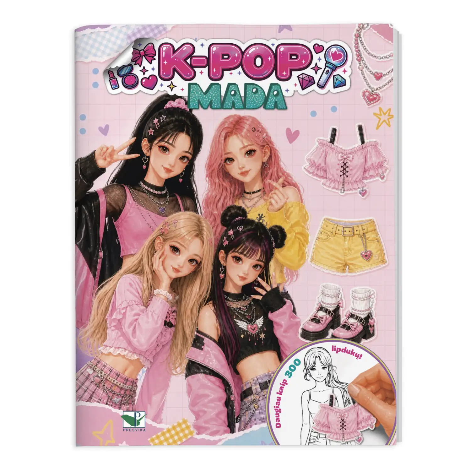 Knyga K-POP MADA. 300 LIPDUKŲ