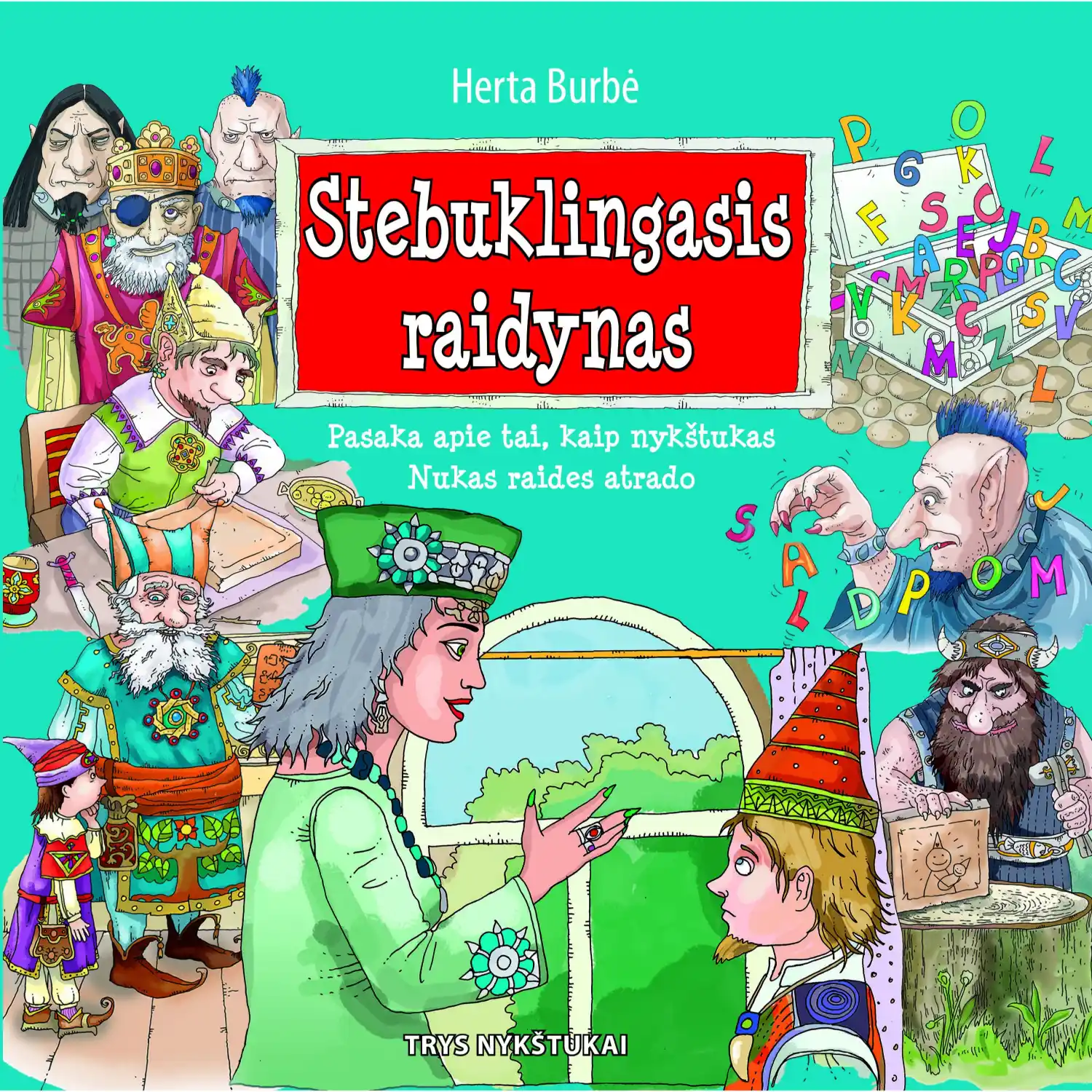 Knyga STEBUKLINGASIS RAIDYNAS