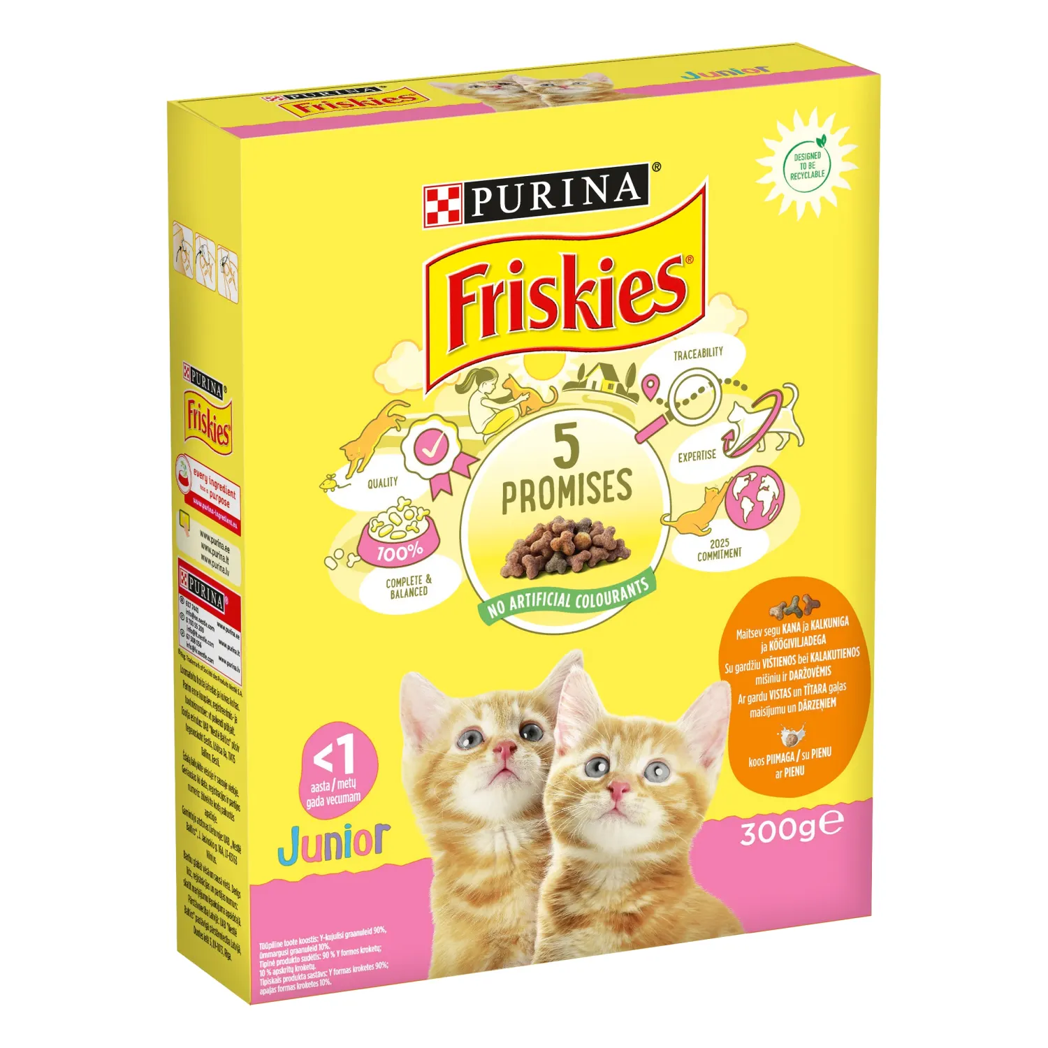 Kassisööt Friskies Junior 300g kuiv