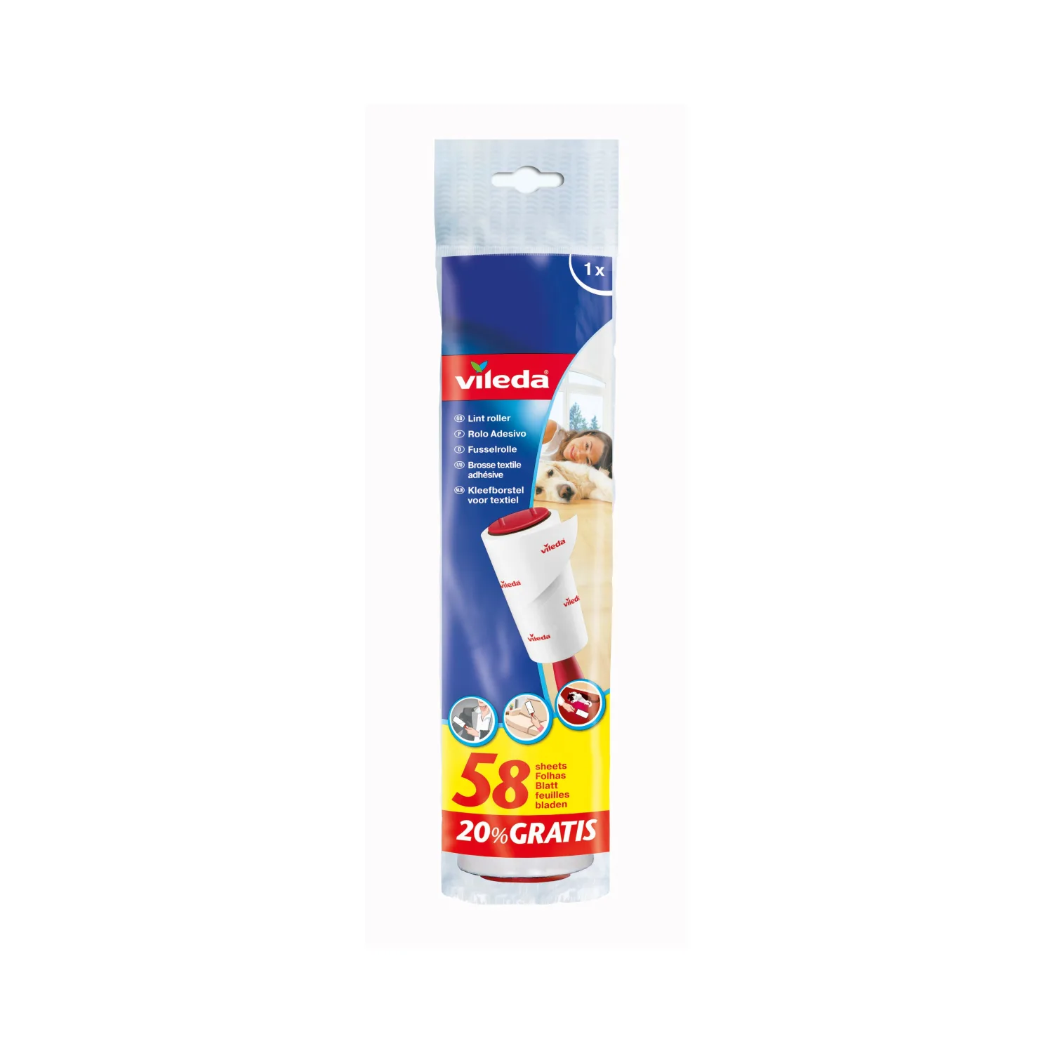 Drēb.tīrīš. rullītis lint roller 123751