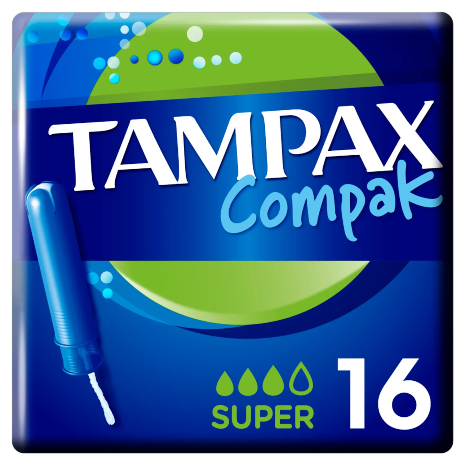 Tamponai TAMPAX COMPAK SUPER, 16 vnt.