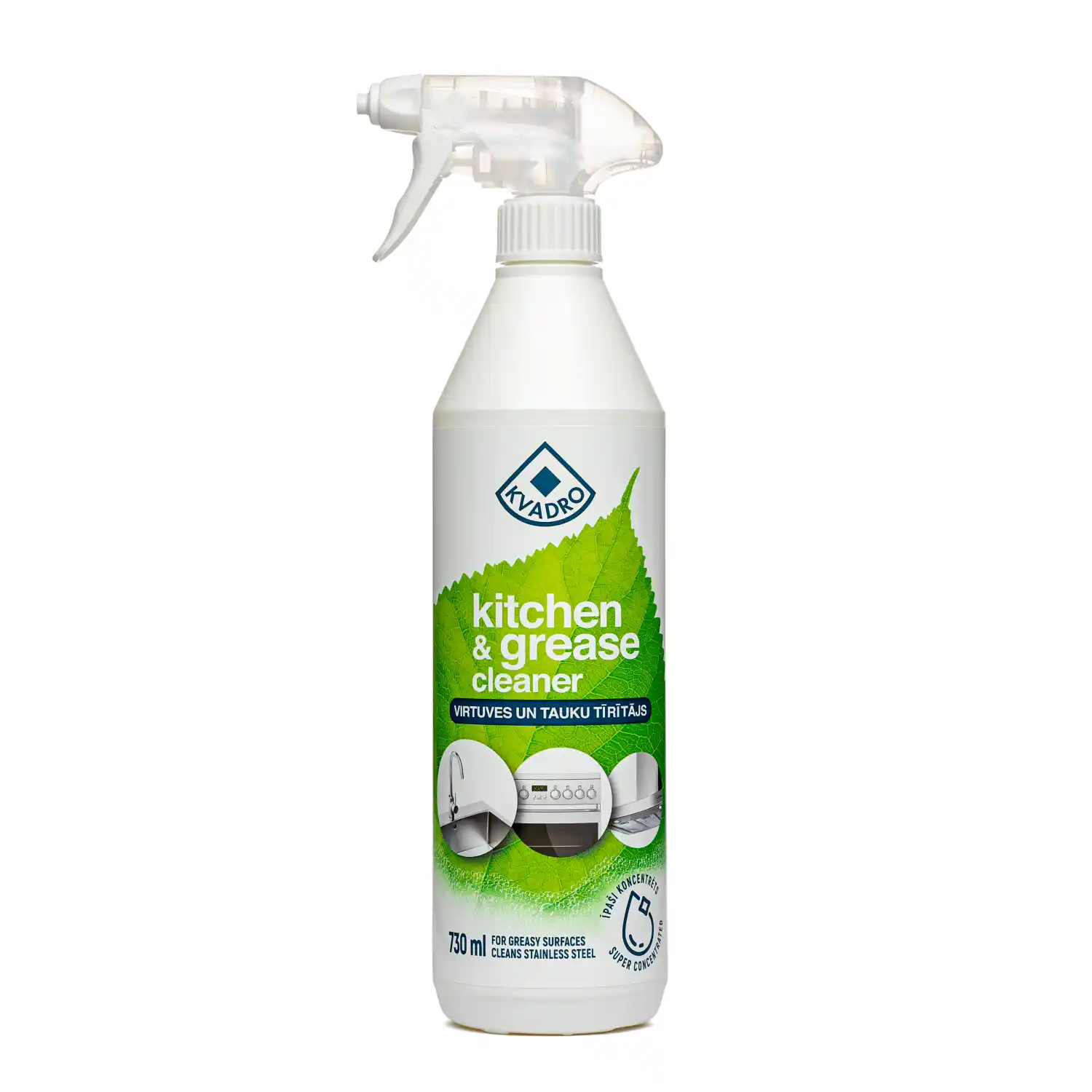 Tīrīšanas līdzeklis Kvadro virtuvei 730ml