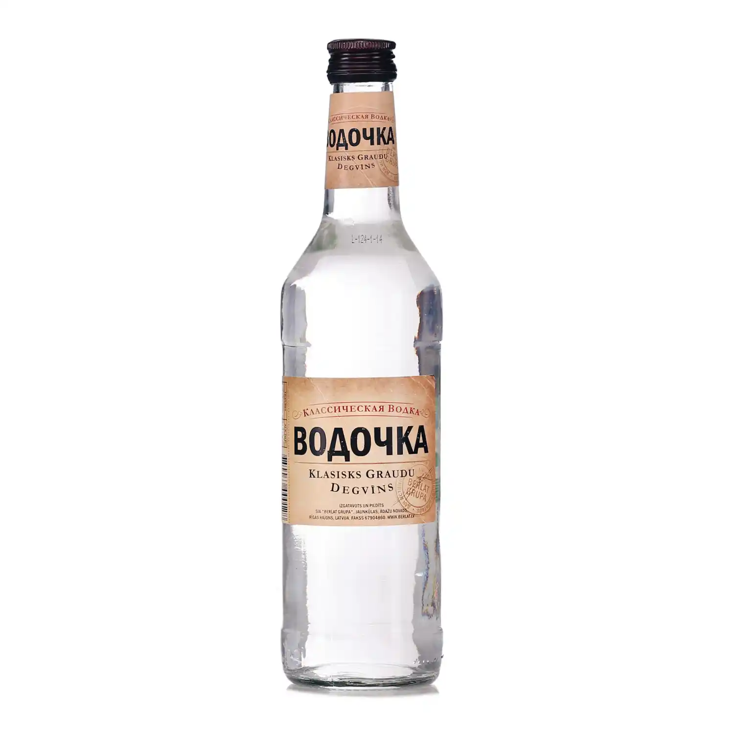 Degtinė VODOCHKA, 38 %, 0,5 l