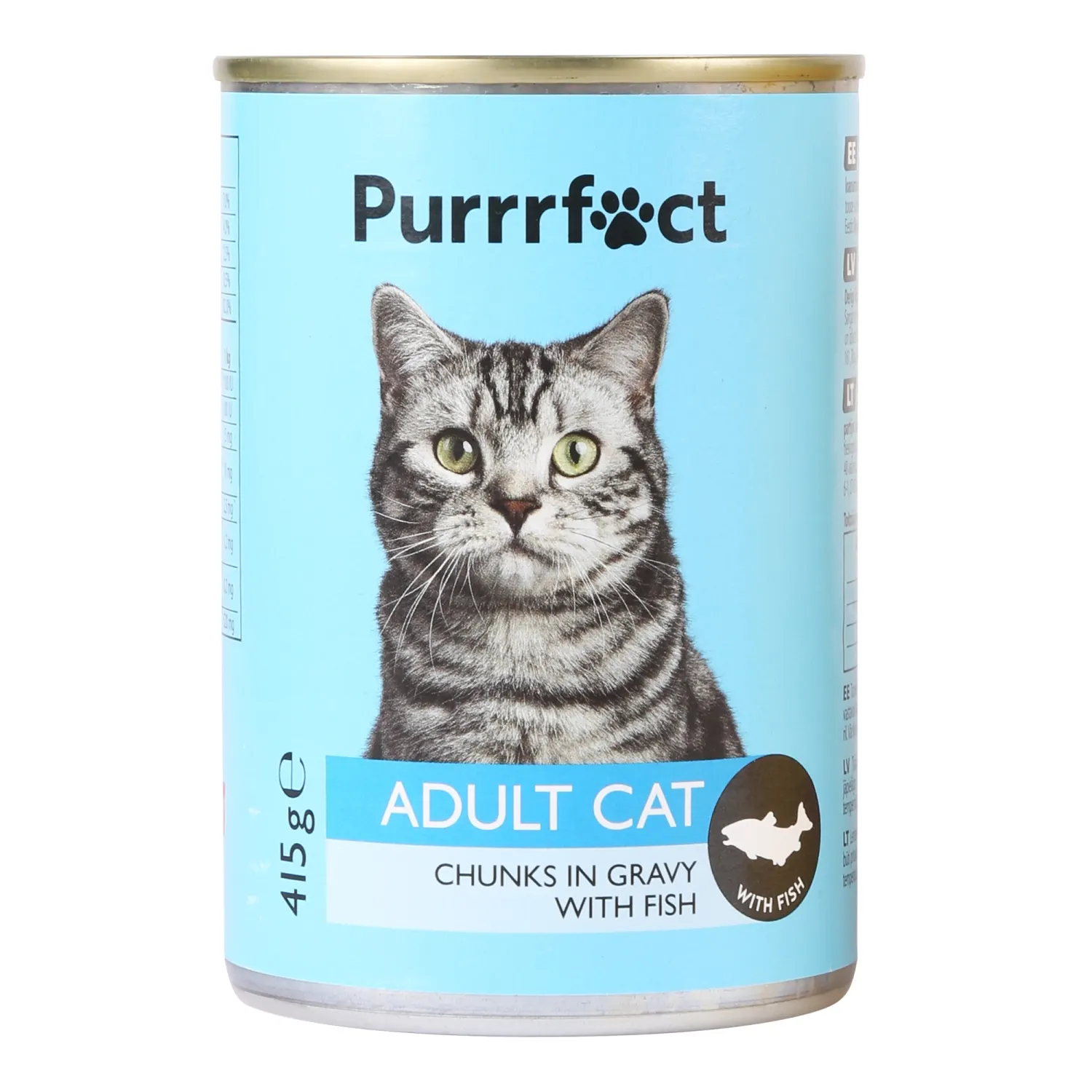 Kaķu  barība Purrrfect ar zivīm 415g