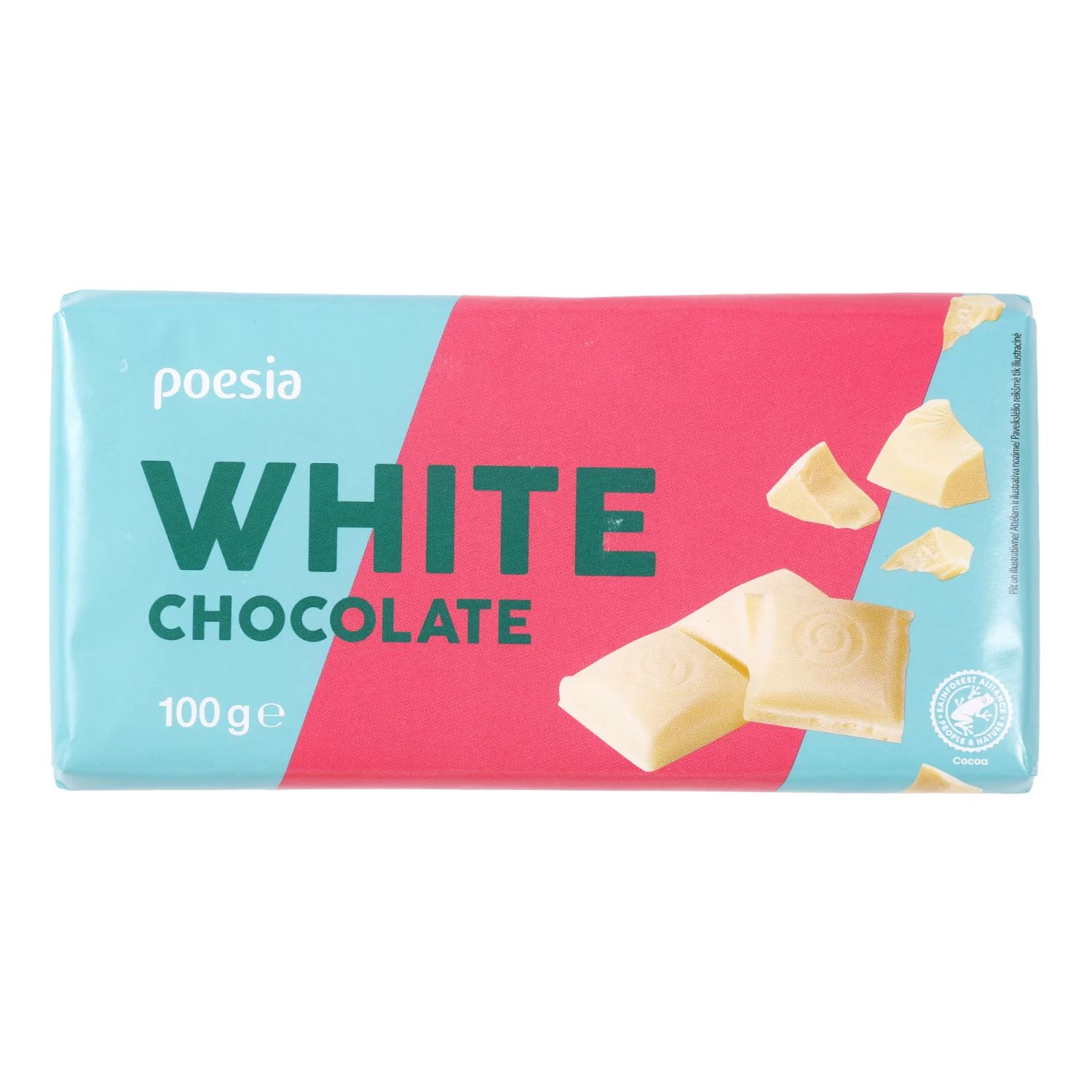 Baltā šokolāde Poesia 100g