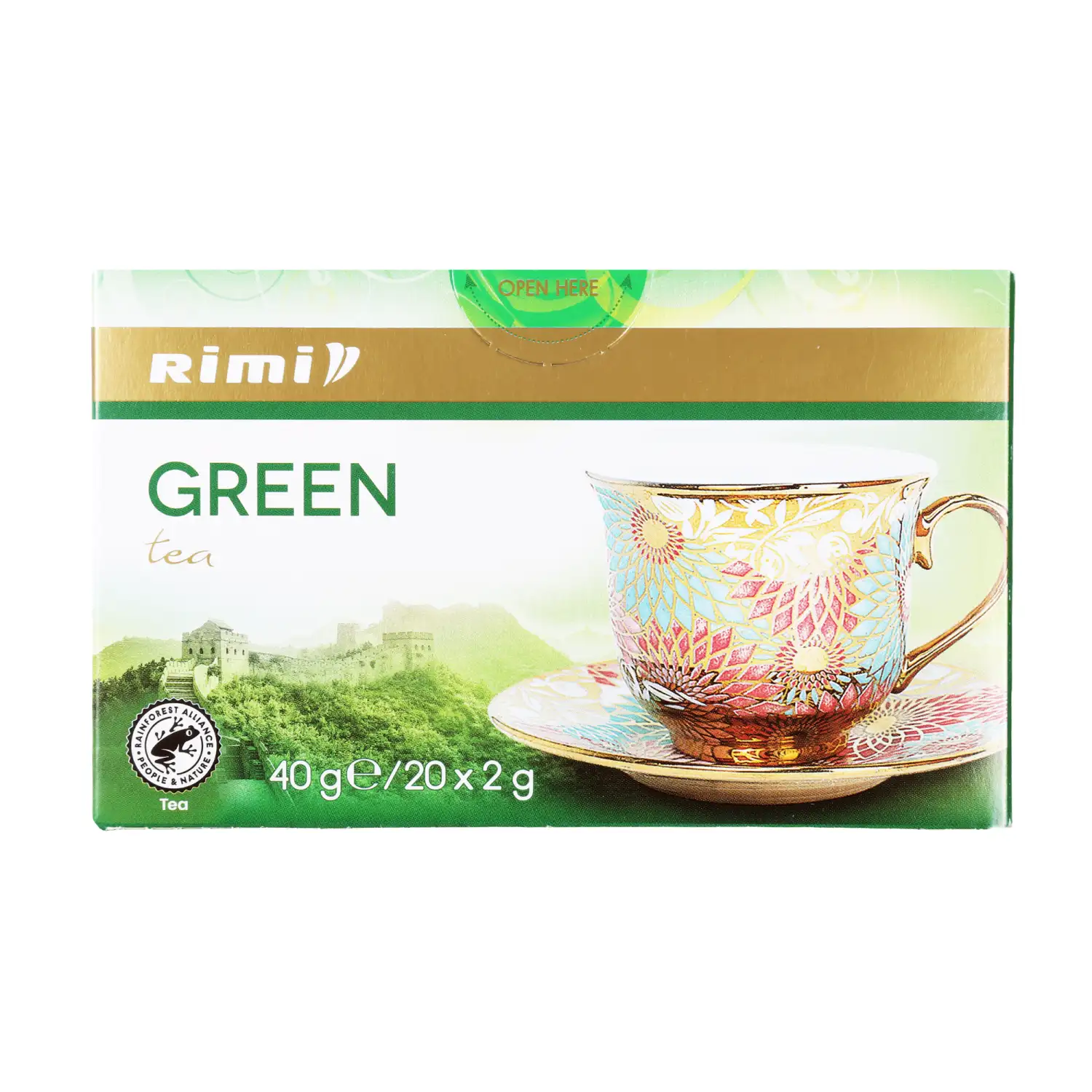 Žalioji arbata RIMI, 40 g