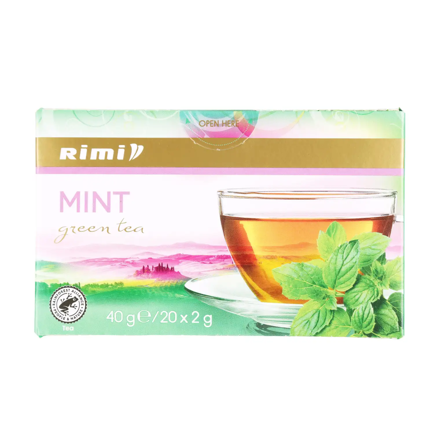 Tee roheline piparmündi Rimi 20x2g