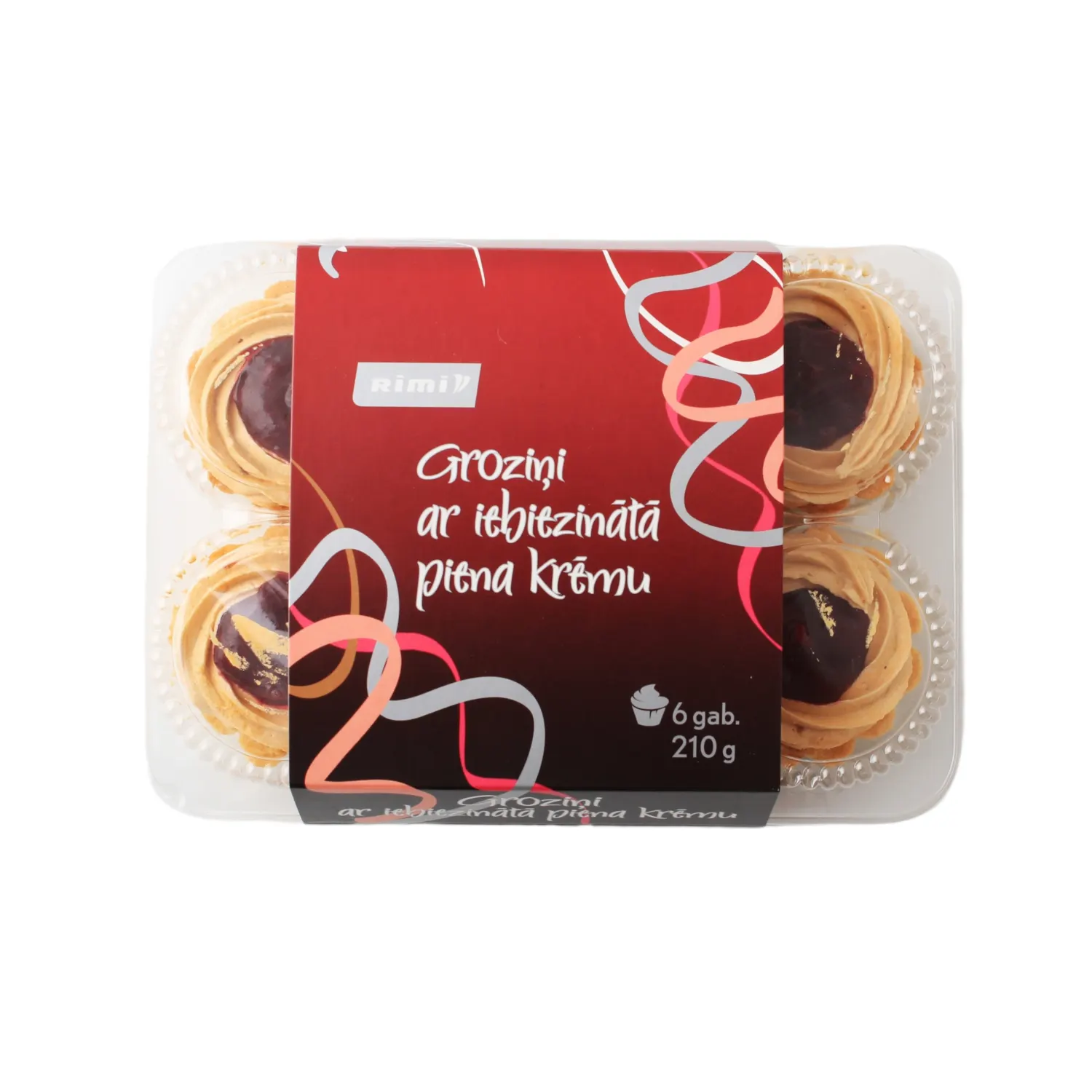 Groziņi Rimi ar iebiezinātā piena krēmu 210g
