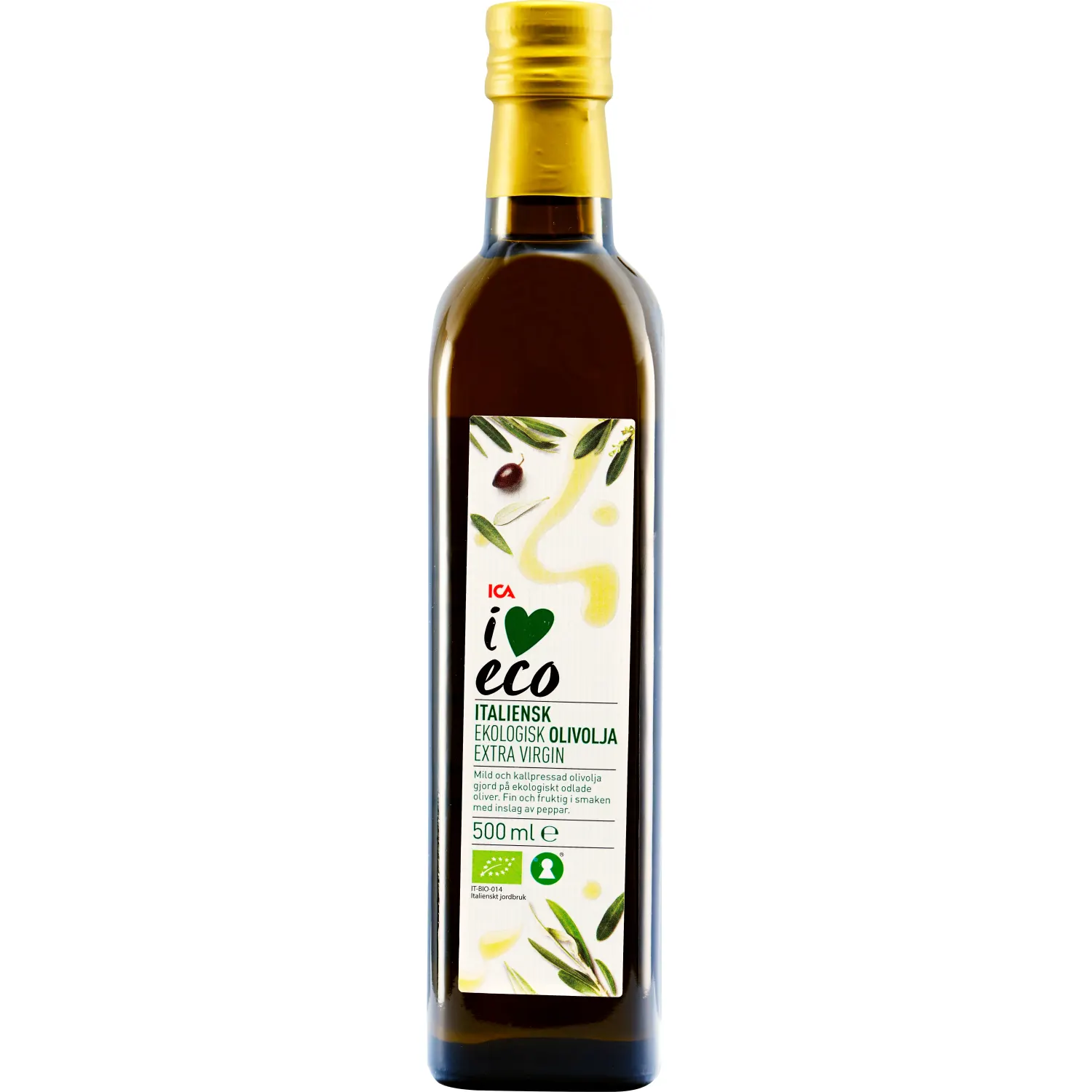 Olīveļļa augst. labuma I Love Eco Itāļu 500ml