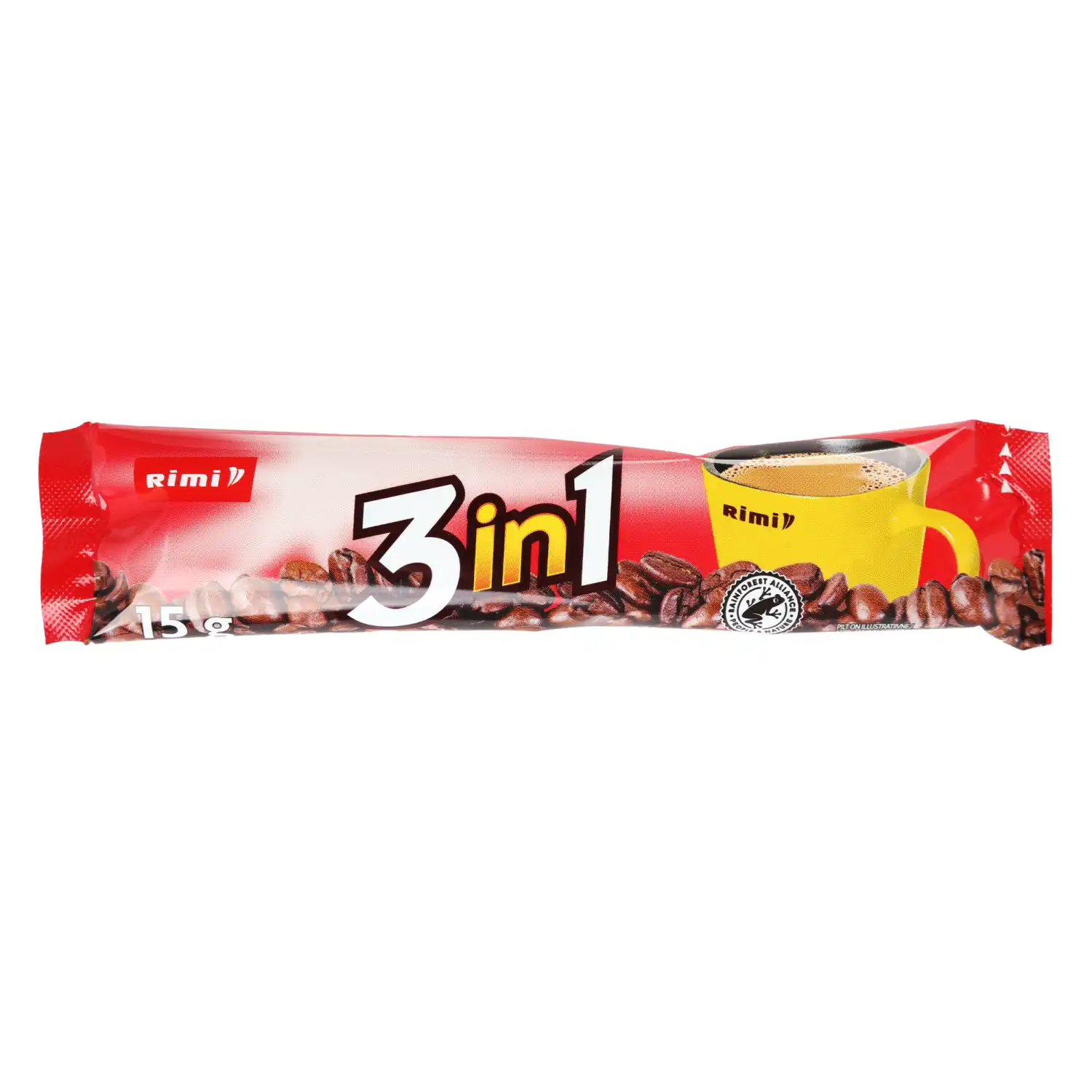 Kohvijook lahustuv 3in1 Rimi 15g