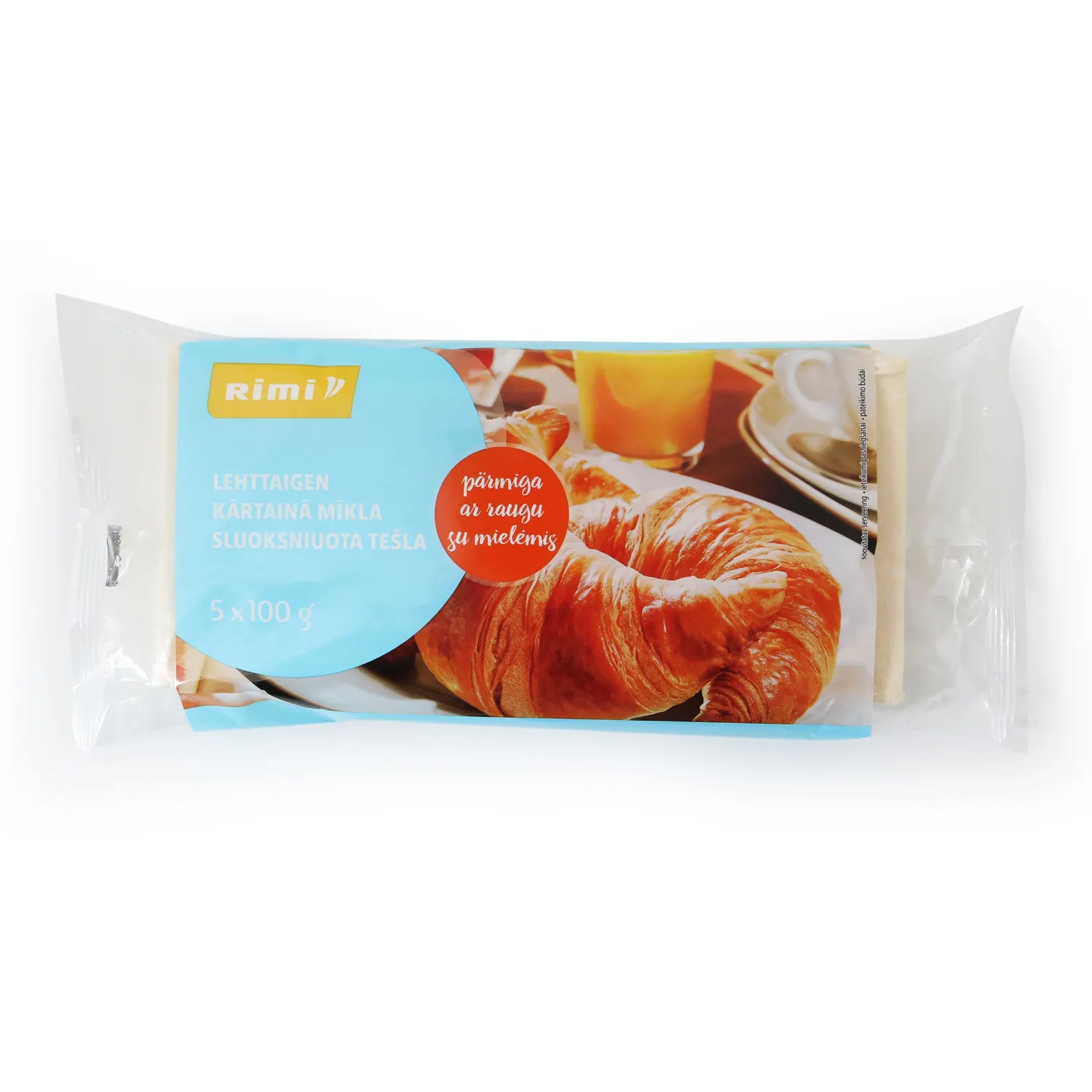 Pärmi-lehttaigen sügavkülmut. Rimi 500g