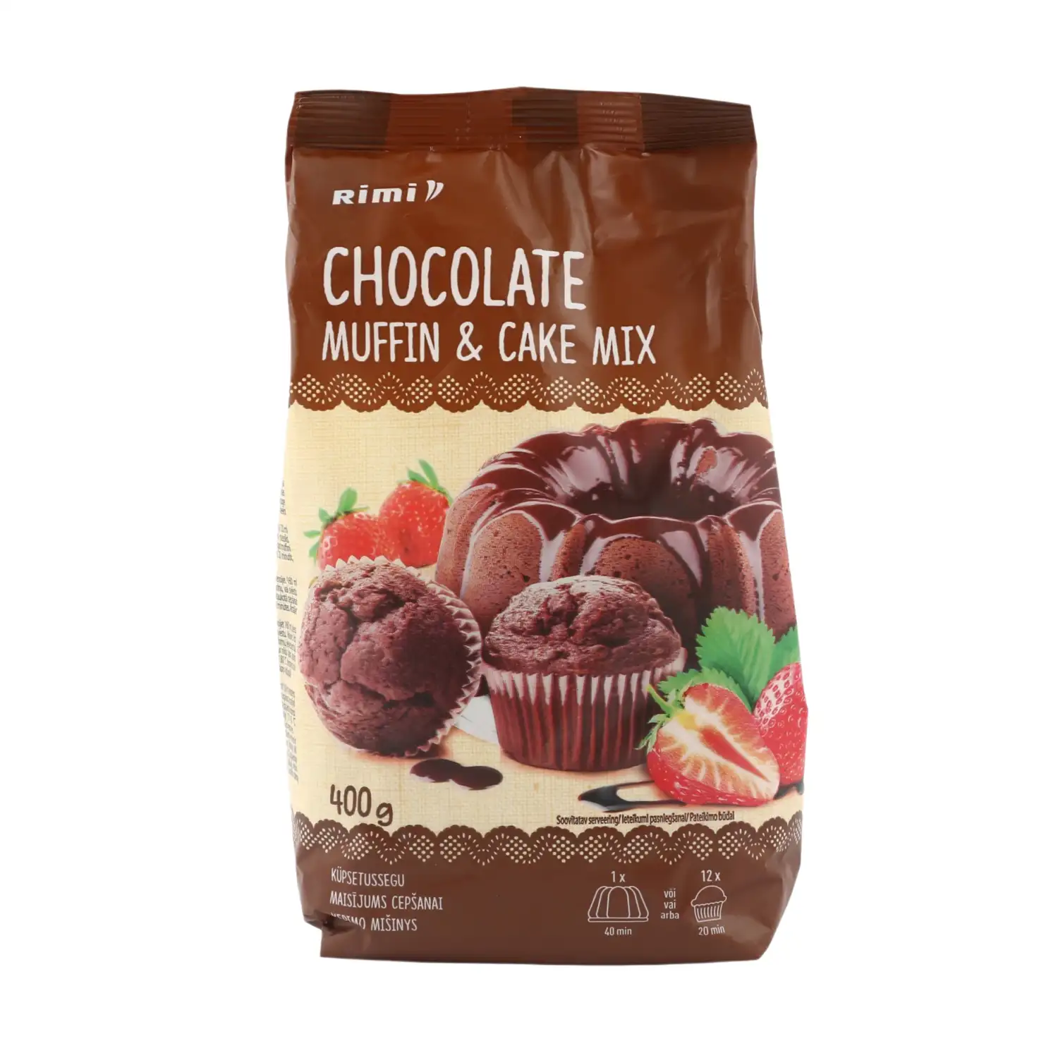 Kepimo mišinys šokolad. keksui RIMI, 400 g