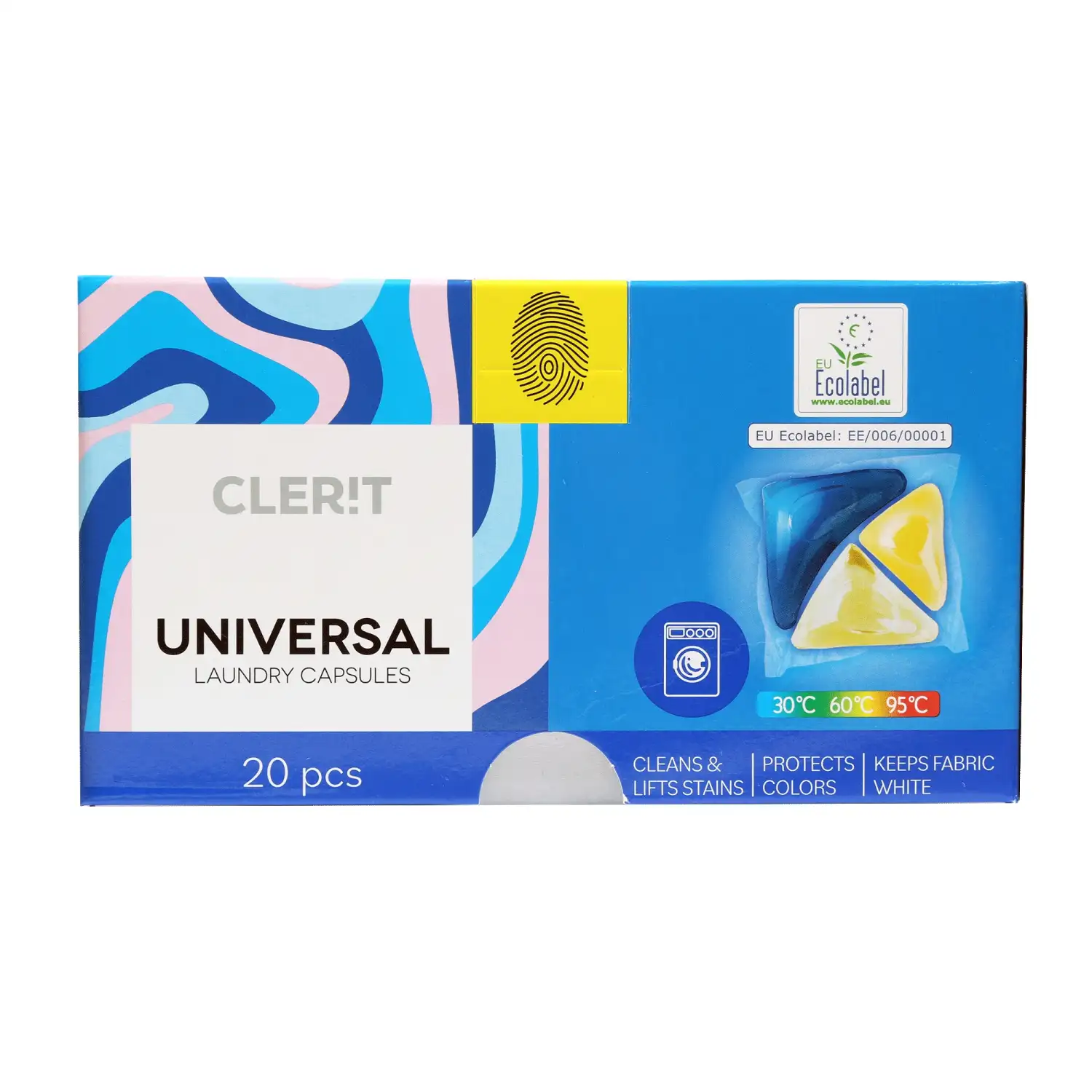 Pesugeelkapslid Clerit Universal 20tk