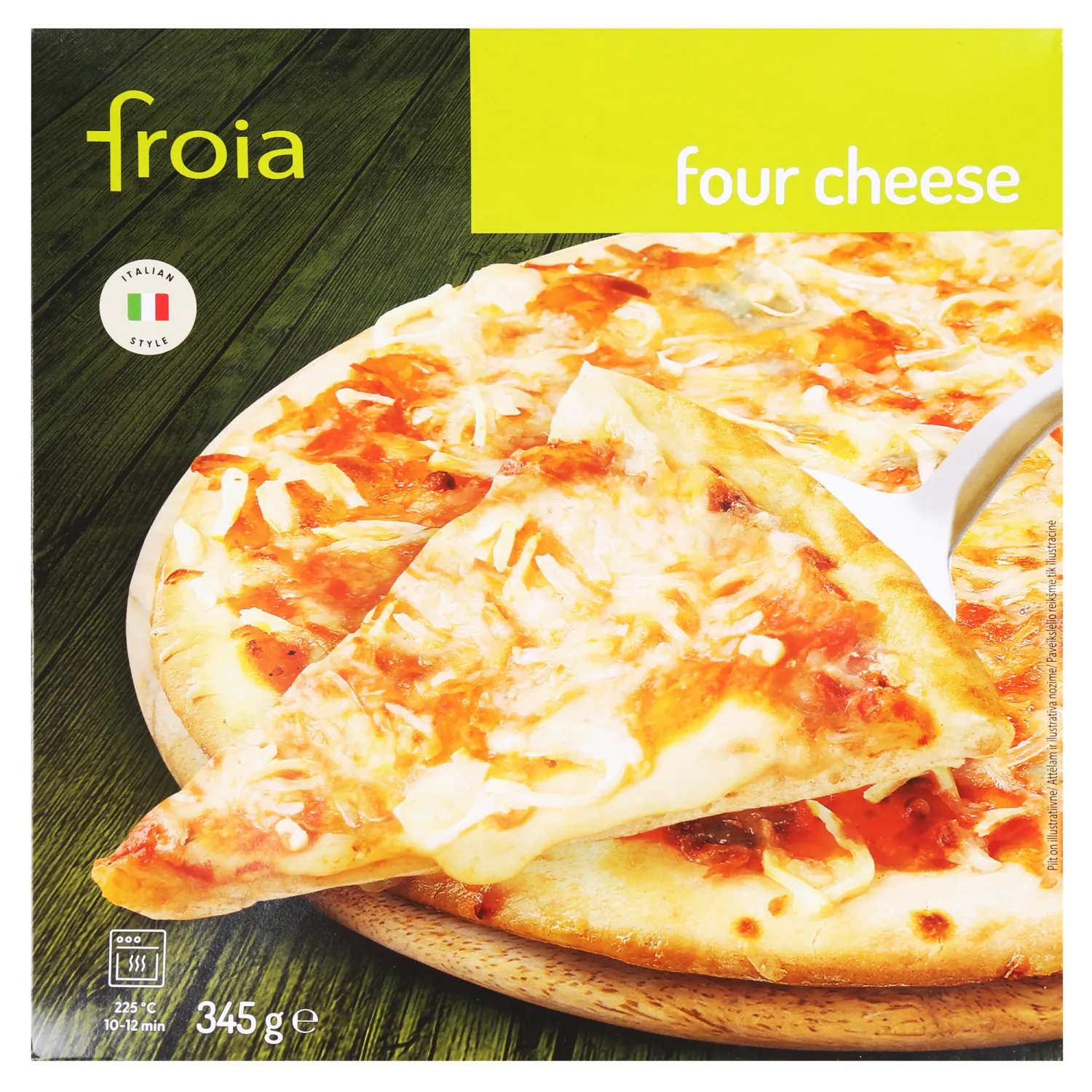 Šaldyta keturių sūrių pica RIMI FROIA, 345 g