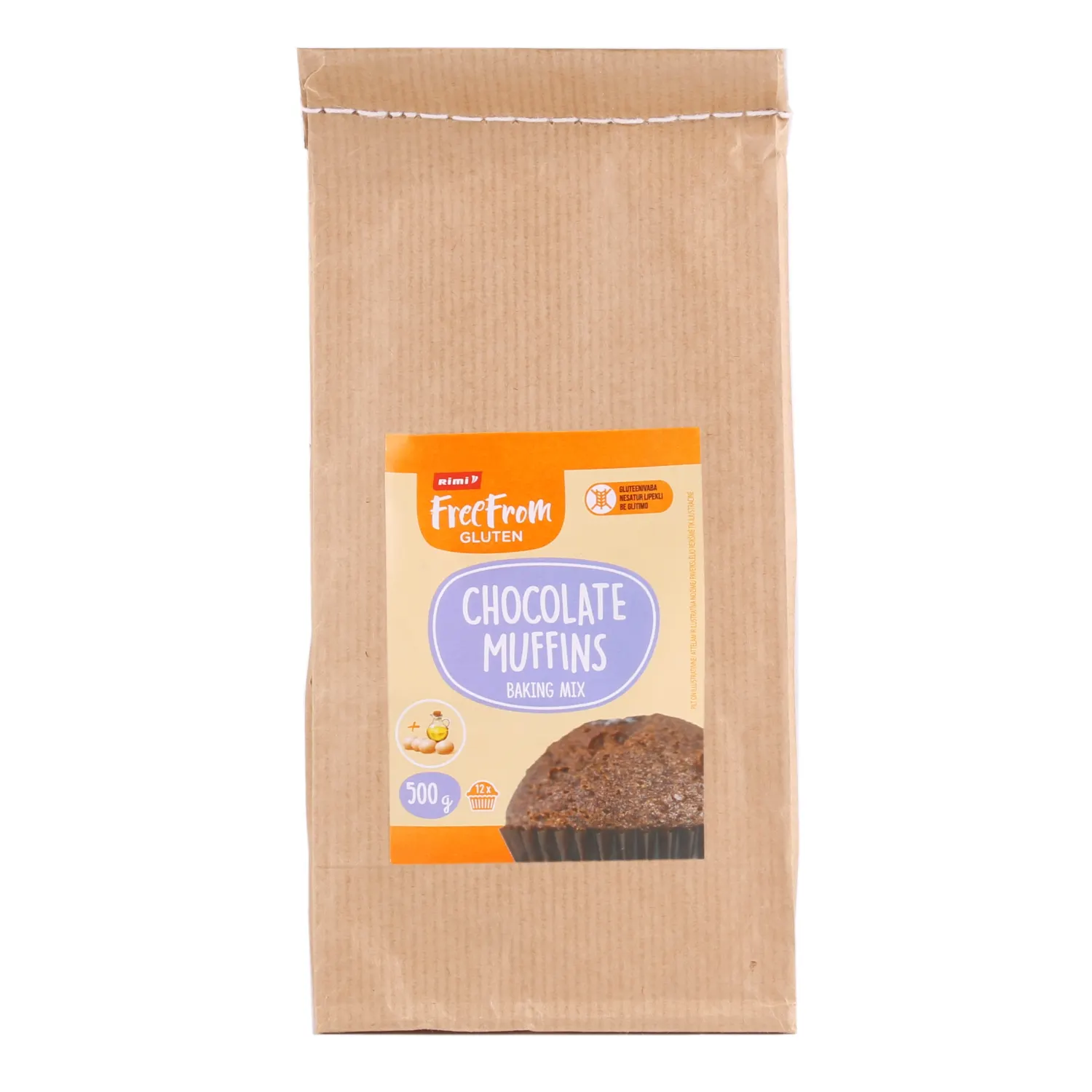 Šok.mafinu cepamais maisīj.Rimi FreeFrom 500g