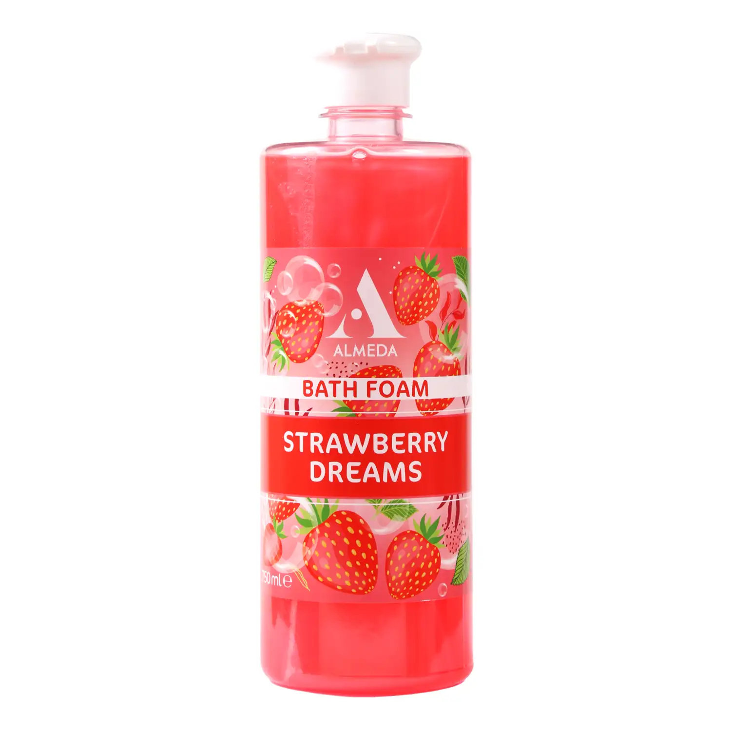 Vonios putos ALMEDA STRAWBERRY DREAMS, 750ml